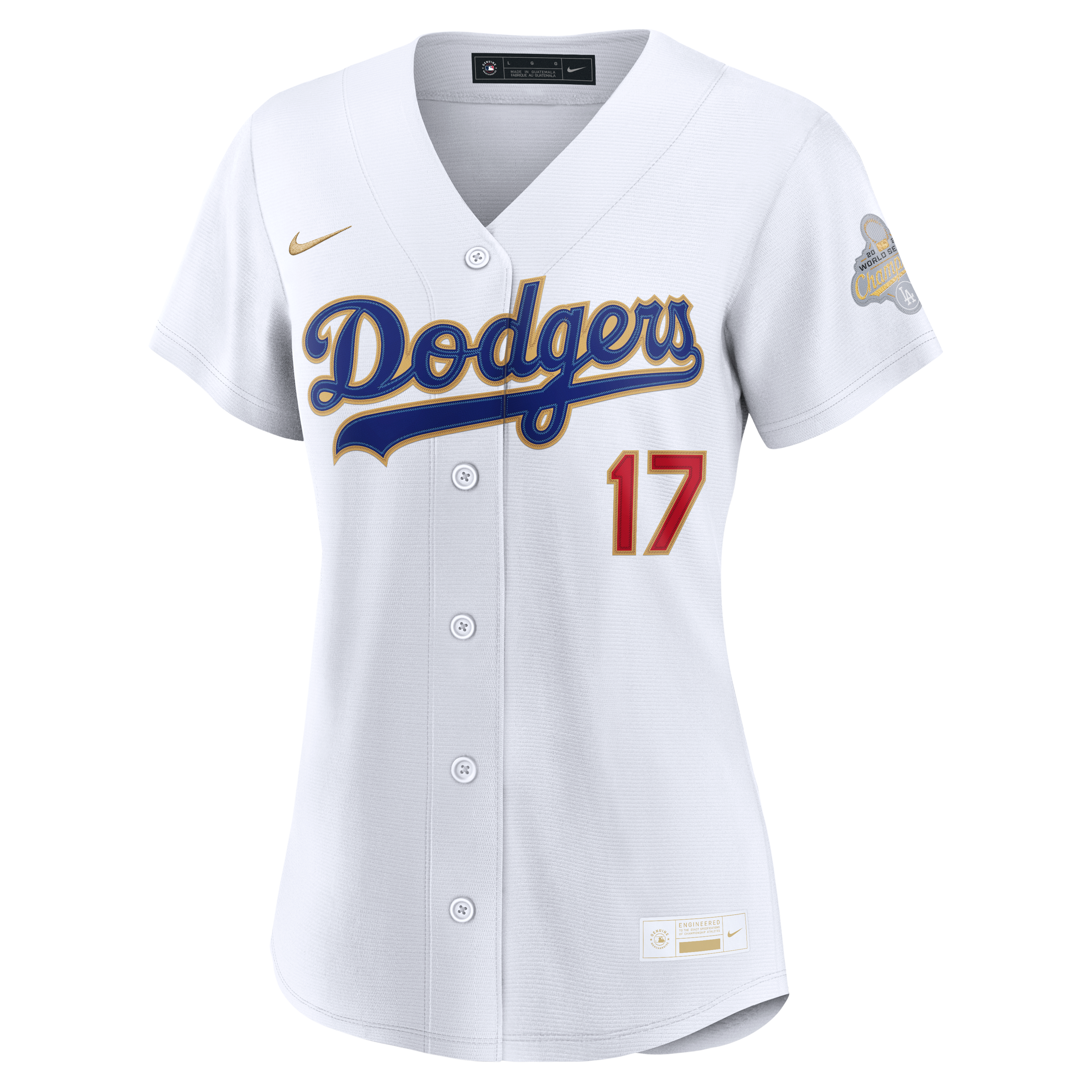 Shohei Ohtani Los Angeles Dodgers Women's 2026 Gold Collection Stadium Jersey - White - Image 6