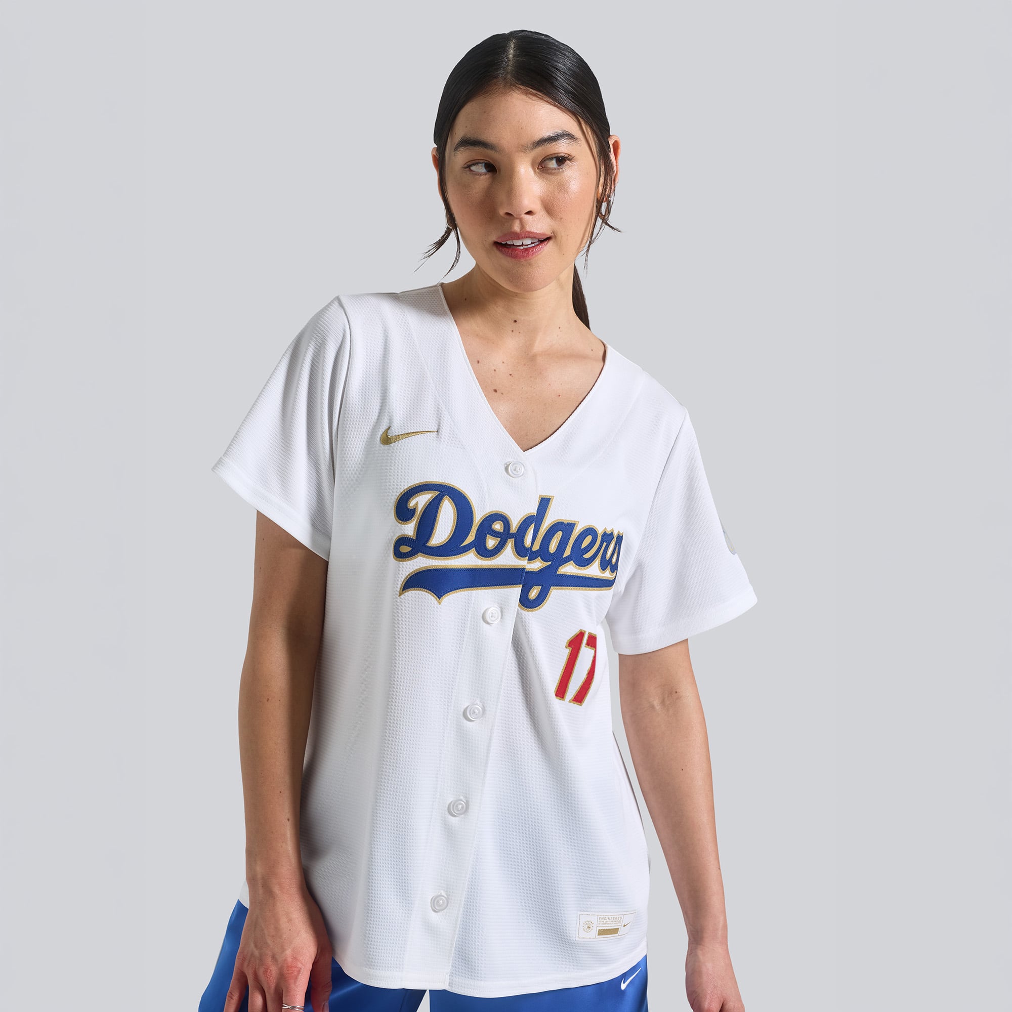 Shohei Ohtani Los Angeles Dodgers Women's 2026 Gold Collection Stadium Jersey - White - Image 2