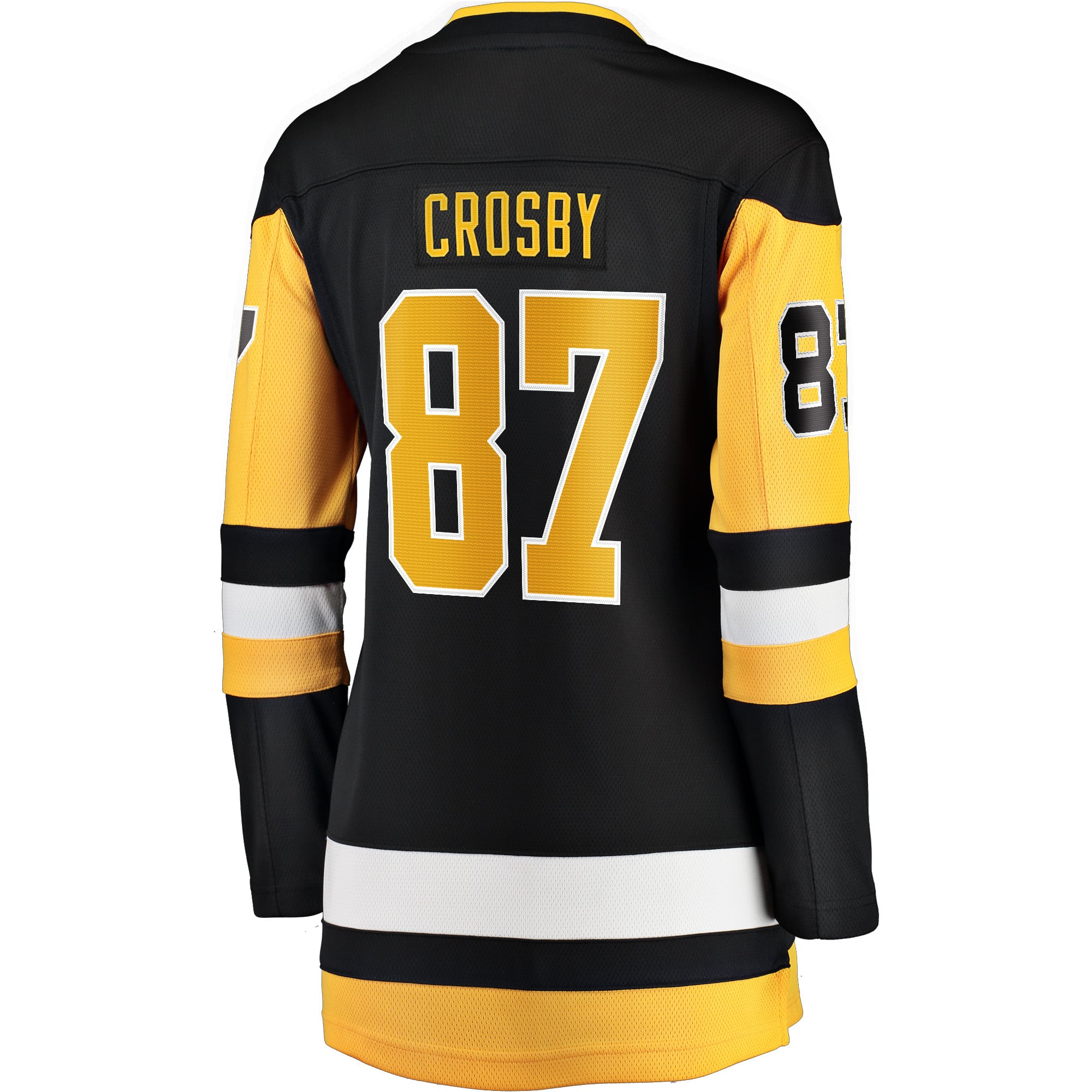 Sidney Crosby Pittsburgh Penguins Women's Captain Patch Home Breakaway Jersey - Black - Image 4