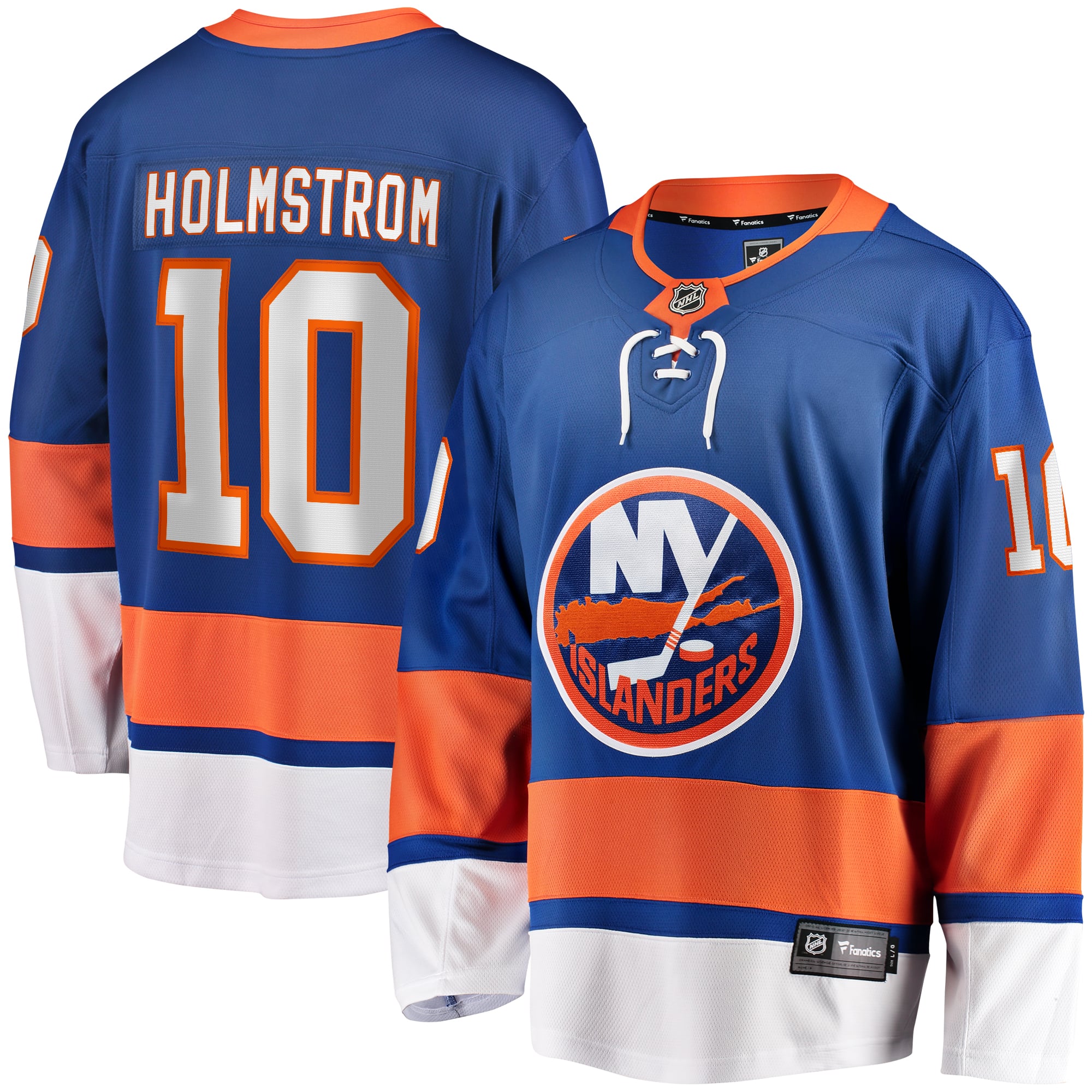 Simon Holmstrom New York Islanders Home Premier Breakaway Player Jersey - Blue - Image 2