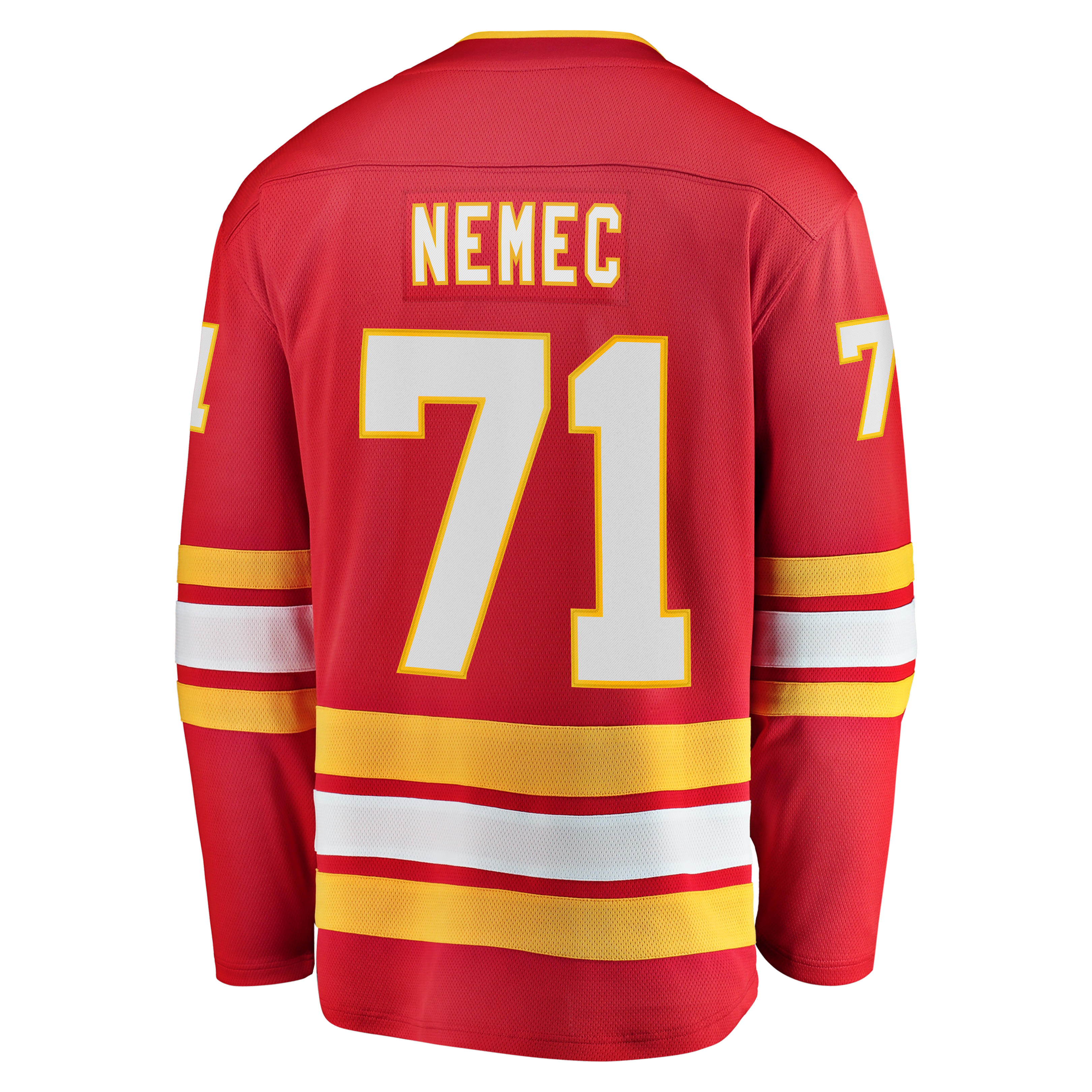 Simon Nemec Calgary Flames Home Breakaway Jersey - Red - Image 4