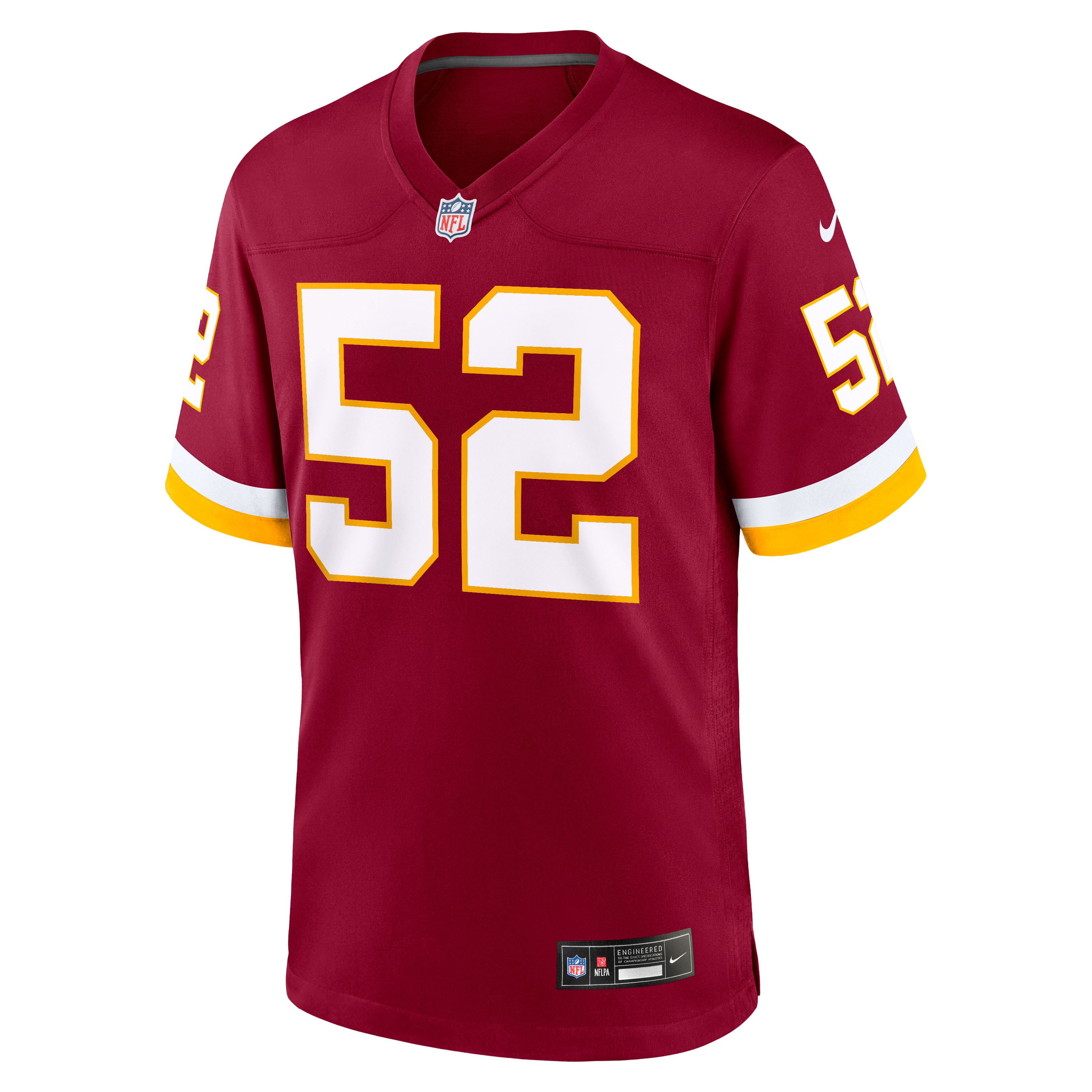 Sonny Styles Washington Commanders 2026 Draft First Round Pick No. 7 Team Game Jersey - Burgundy - Image 3