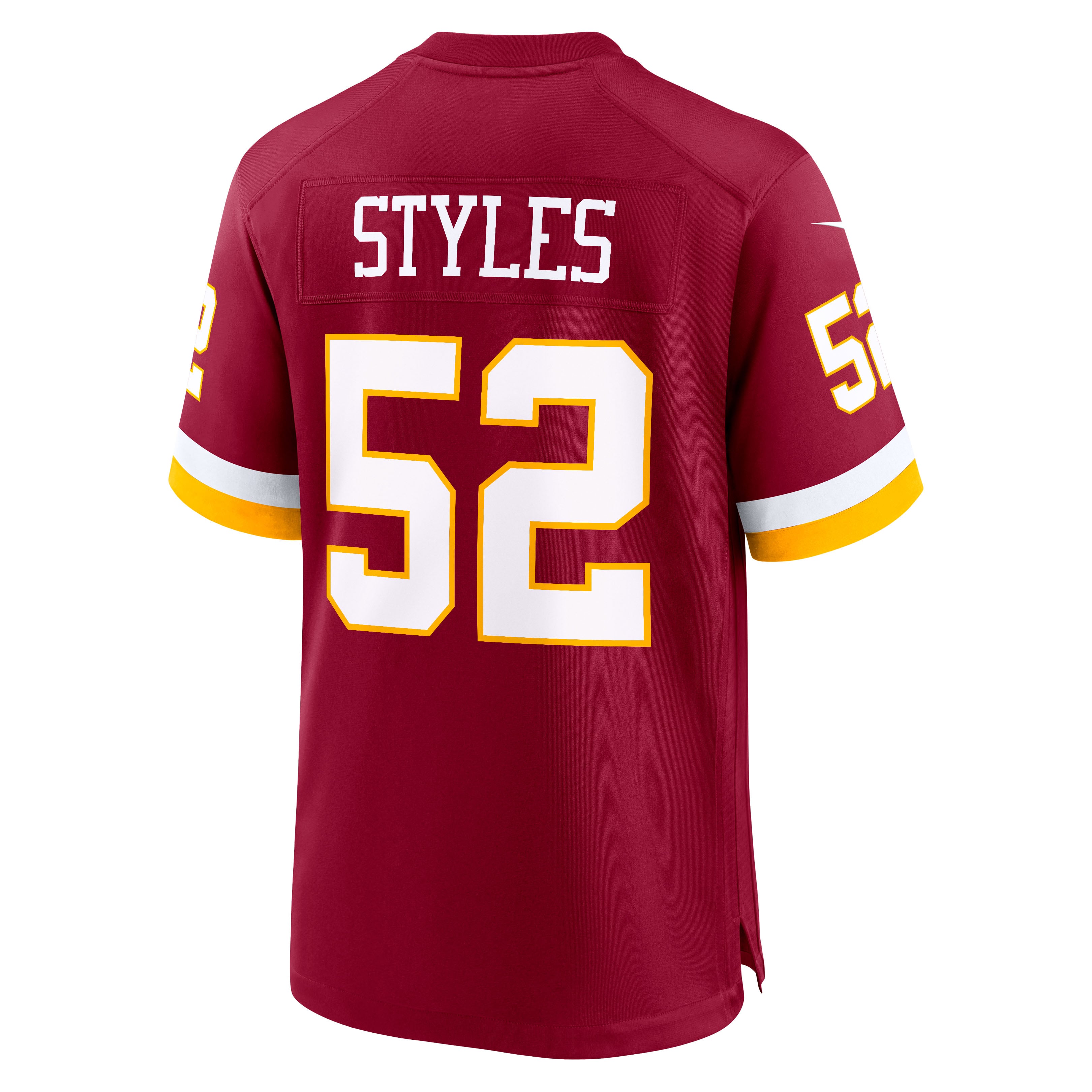 Sonny Styles Washington Commanders 2026 Draft First Round Pick No. 7 Team Game Jersey - Burgundy - Image 4