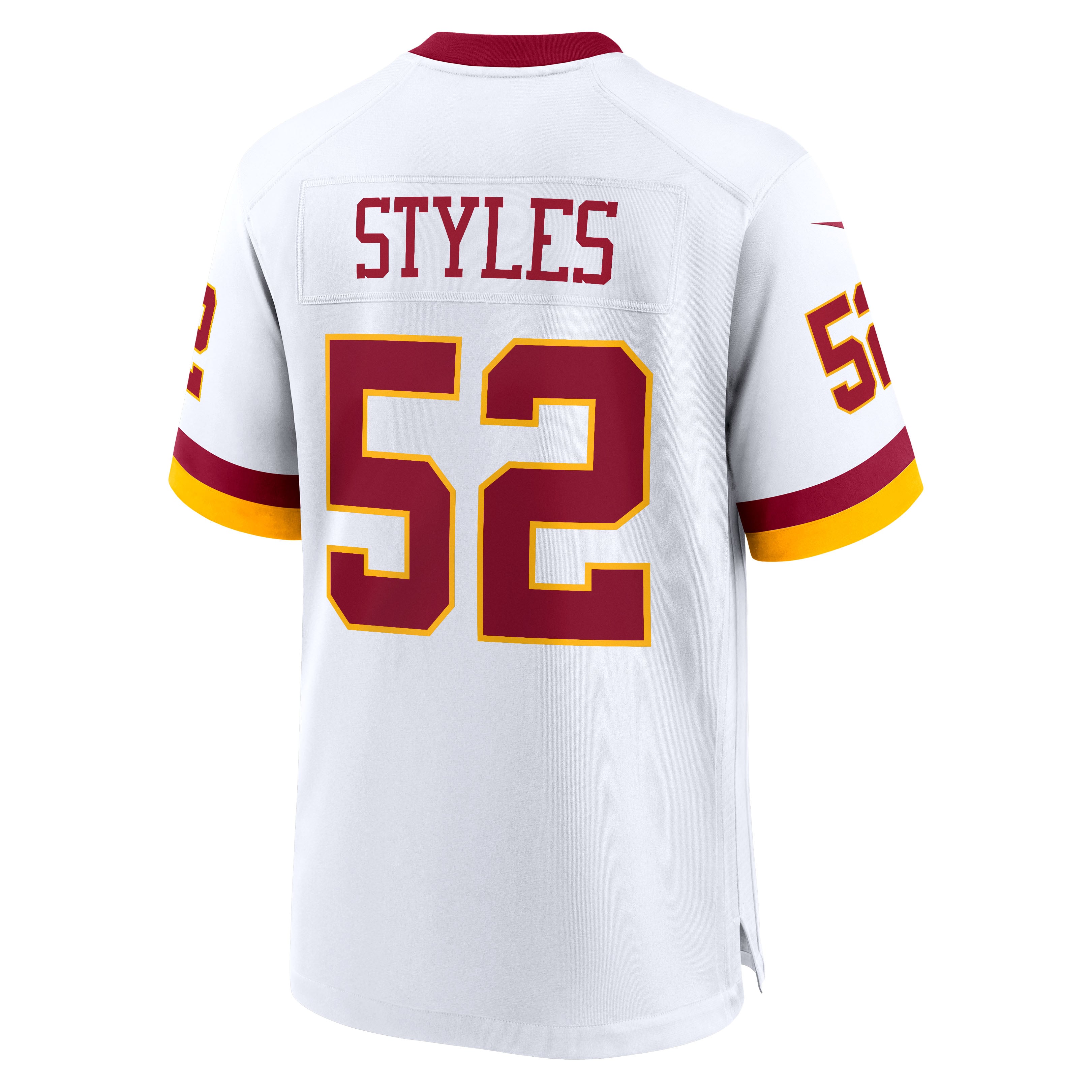 Sonny Styles Washington Commanders 2026 Draft First Round Pick No. 7 Team Game Jersey - White - Image 4
