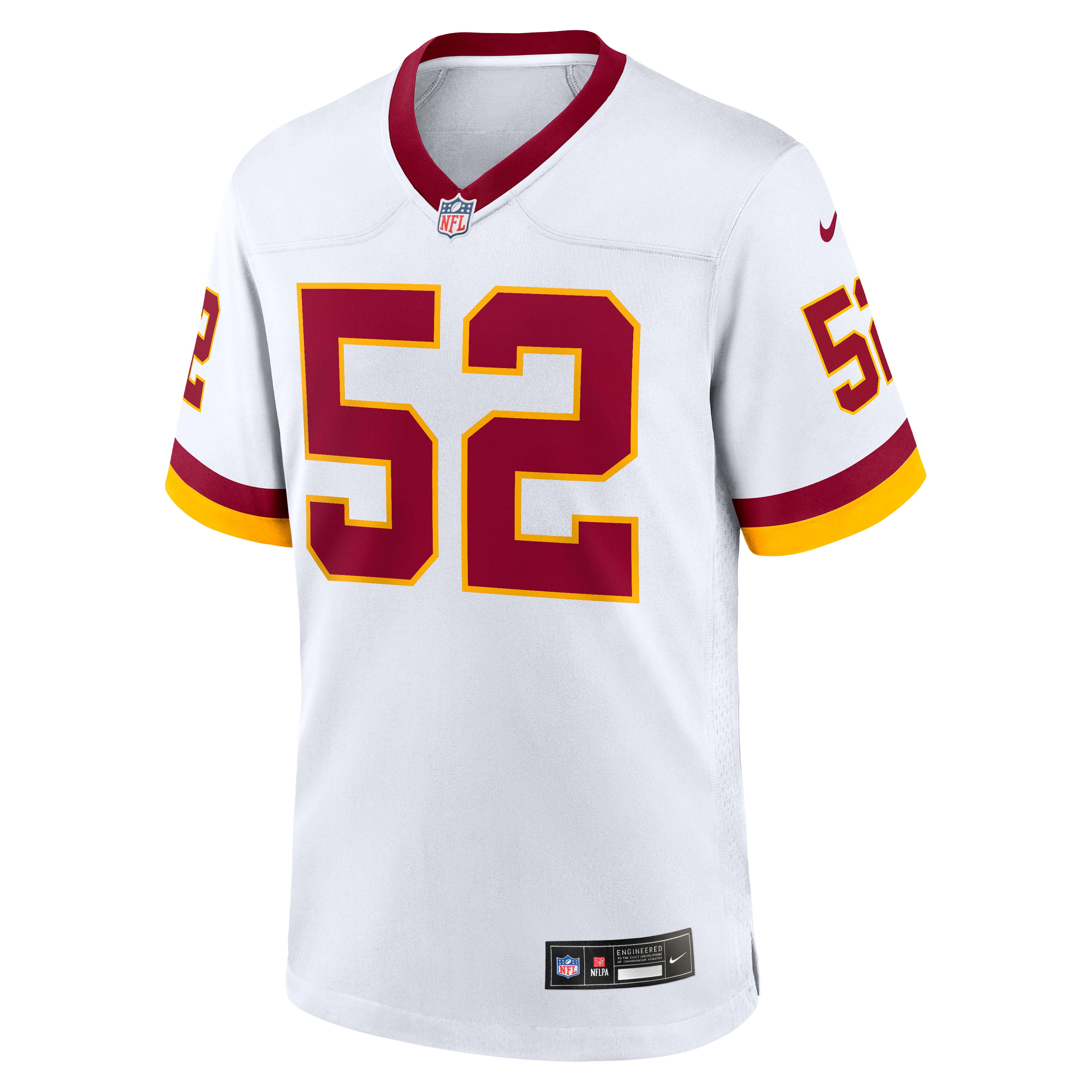 Sonny Styles Washington Commanders 2026 Draft First Round Pick No. 7 Team Game Jersey - White - Image 3