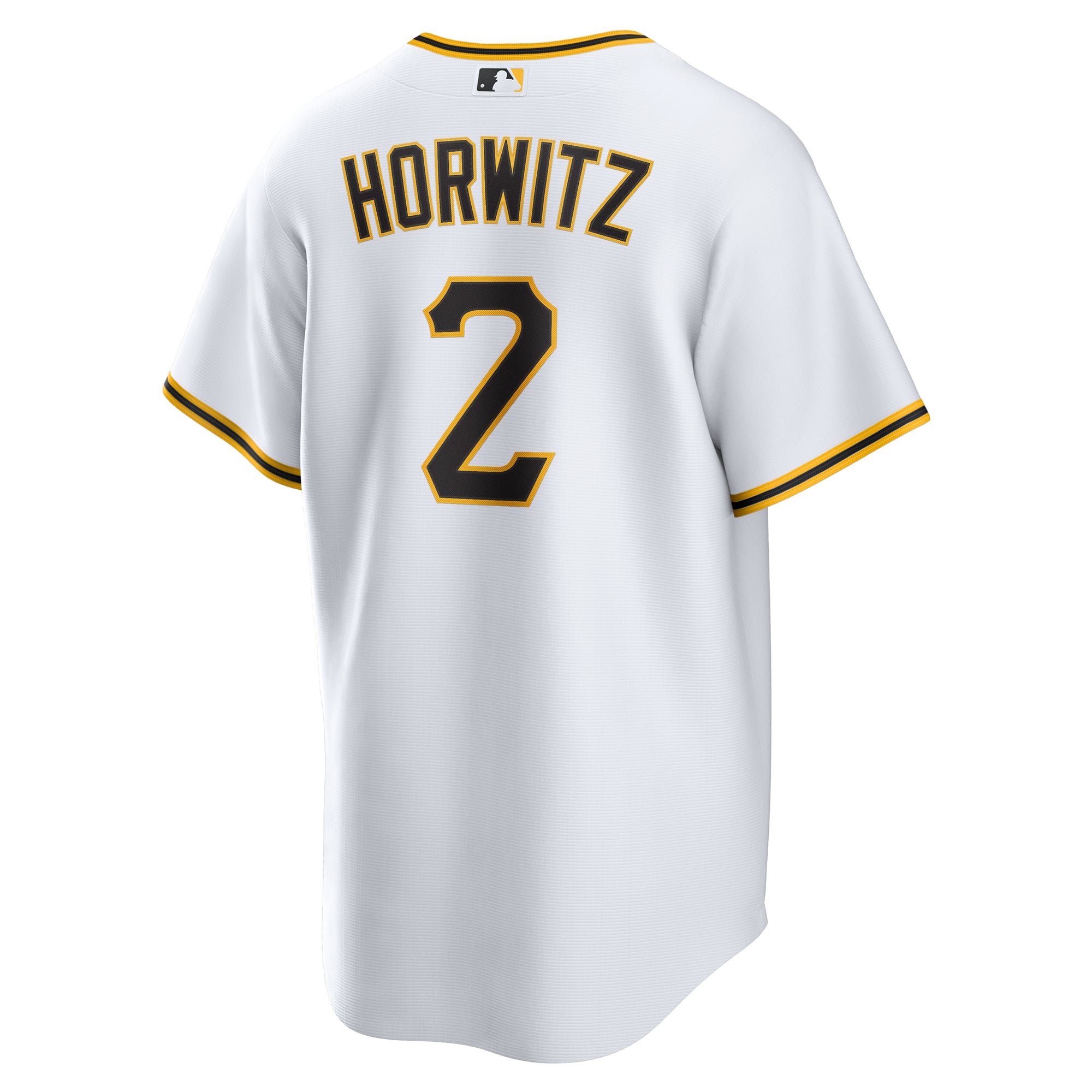 Spencer Horwitz Pittsburgh Pirates Home Jersey - White - Image 4