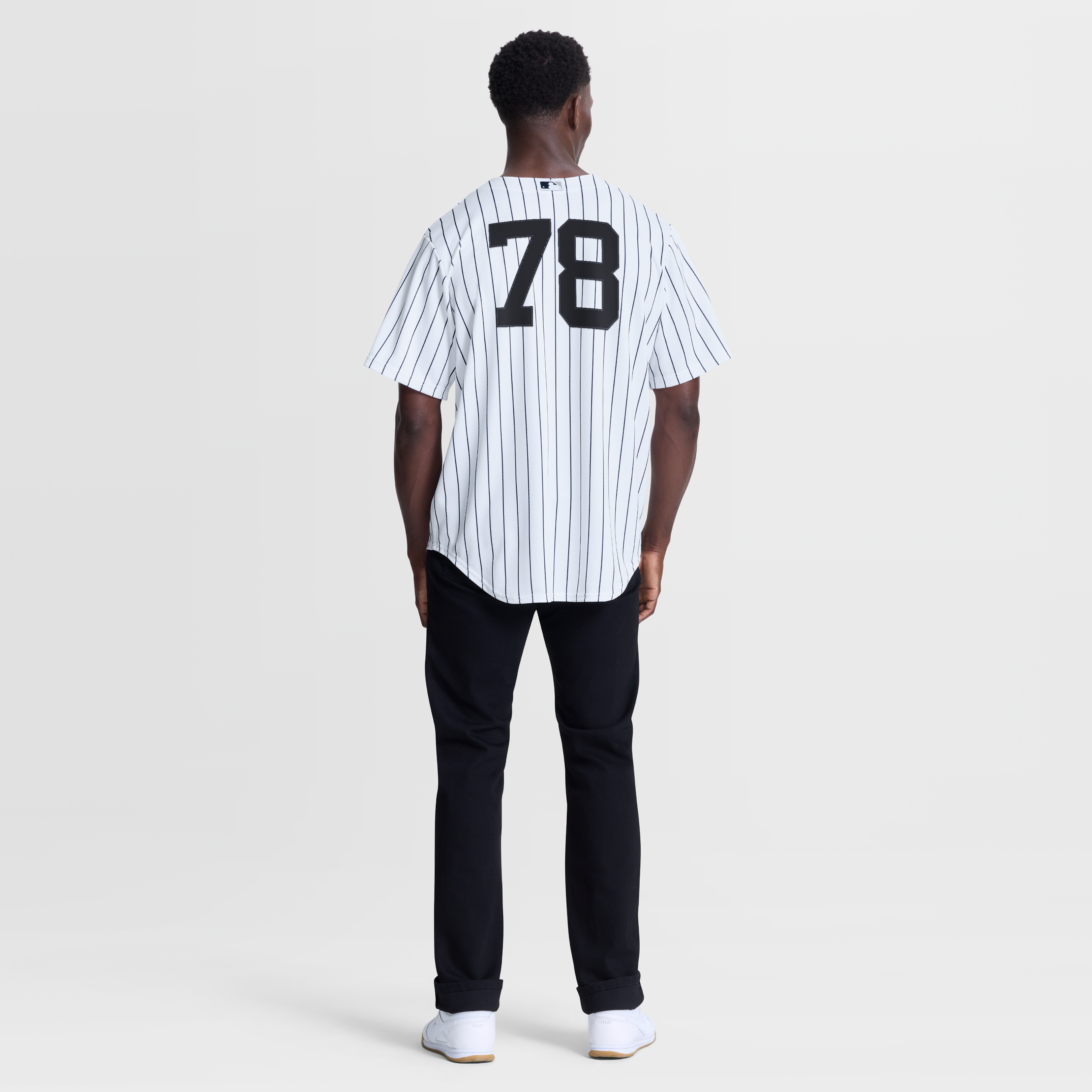 Spencer Jones New York Yankees Home Jersey - White - Image 4