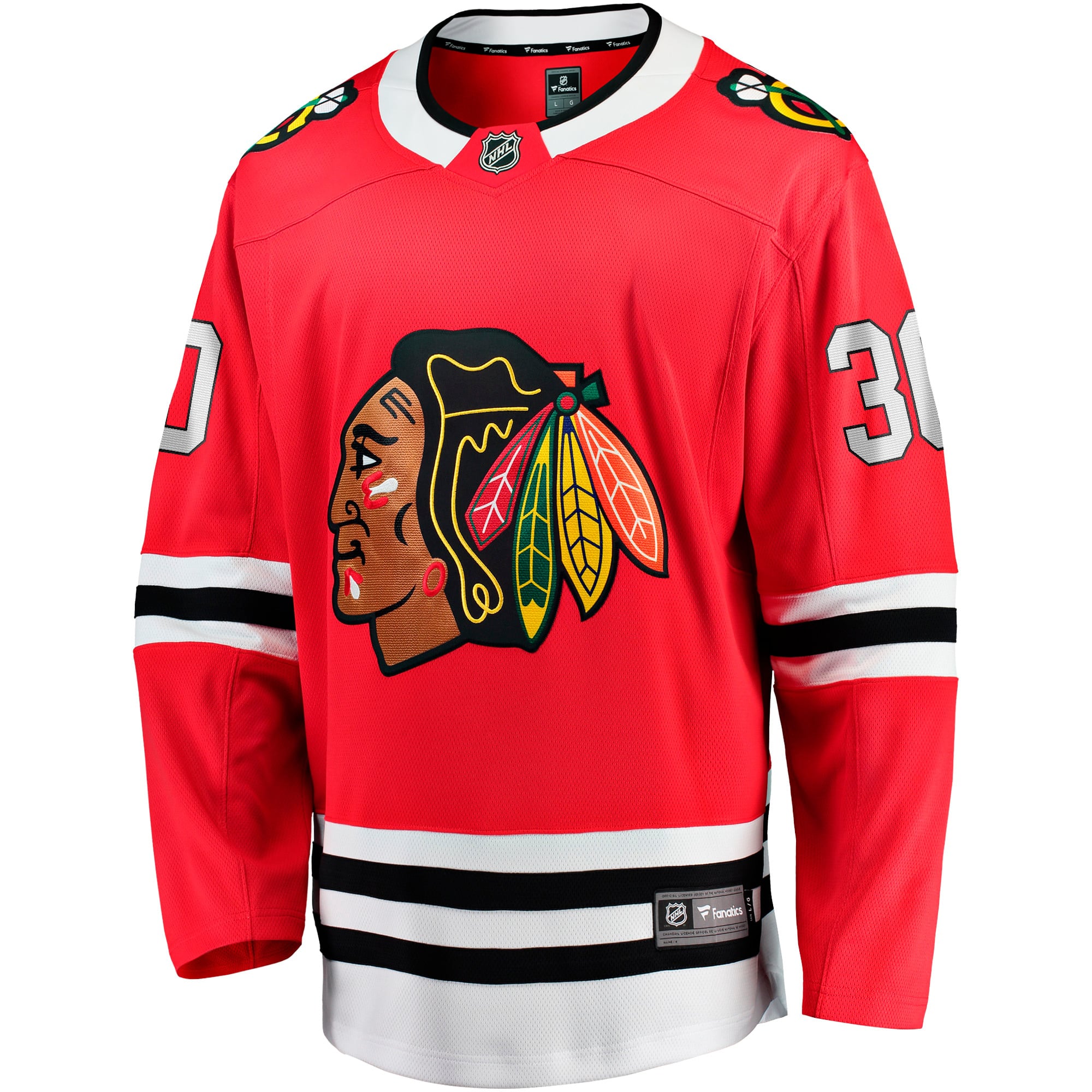 Spencer Knight Chicago Blackhawks Home Breakaway Jersey - Red - Image 3