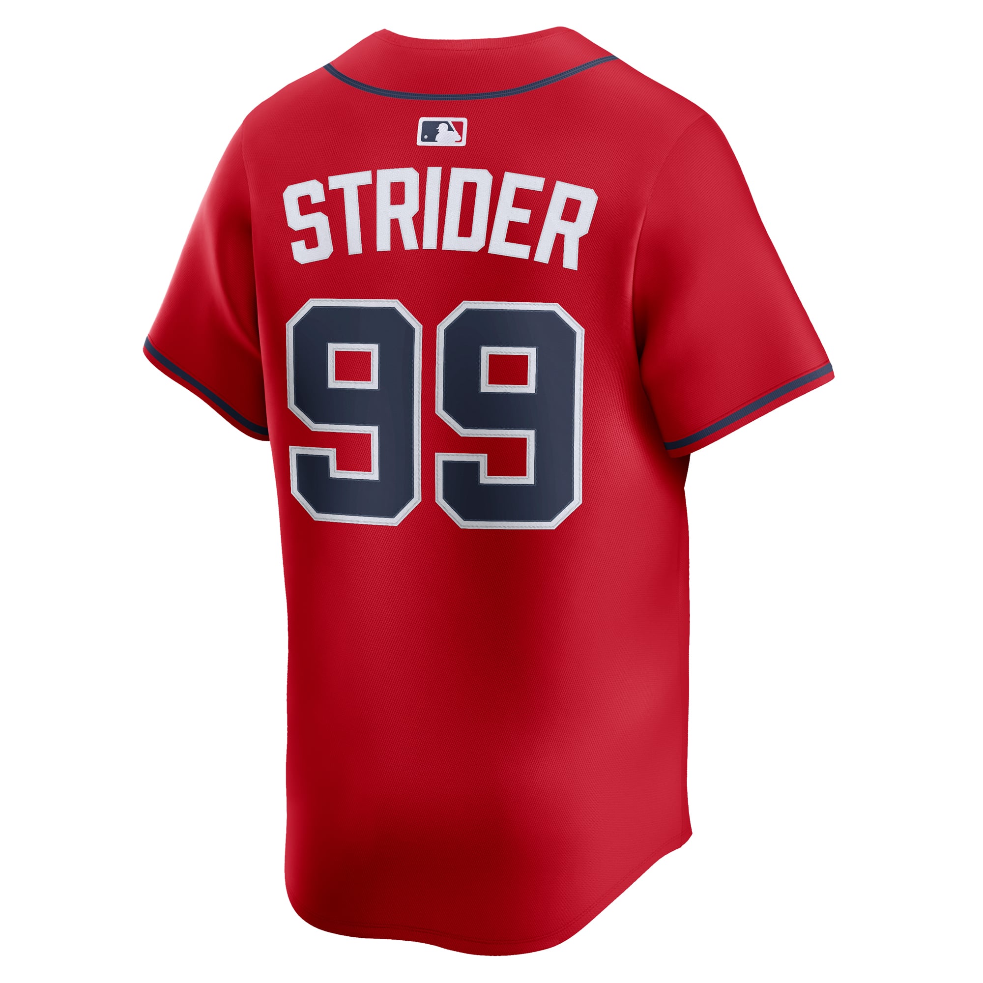 Spencer Strider Atlanta Braves Home Limited Player Jersey - Red - Image 4