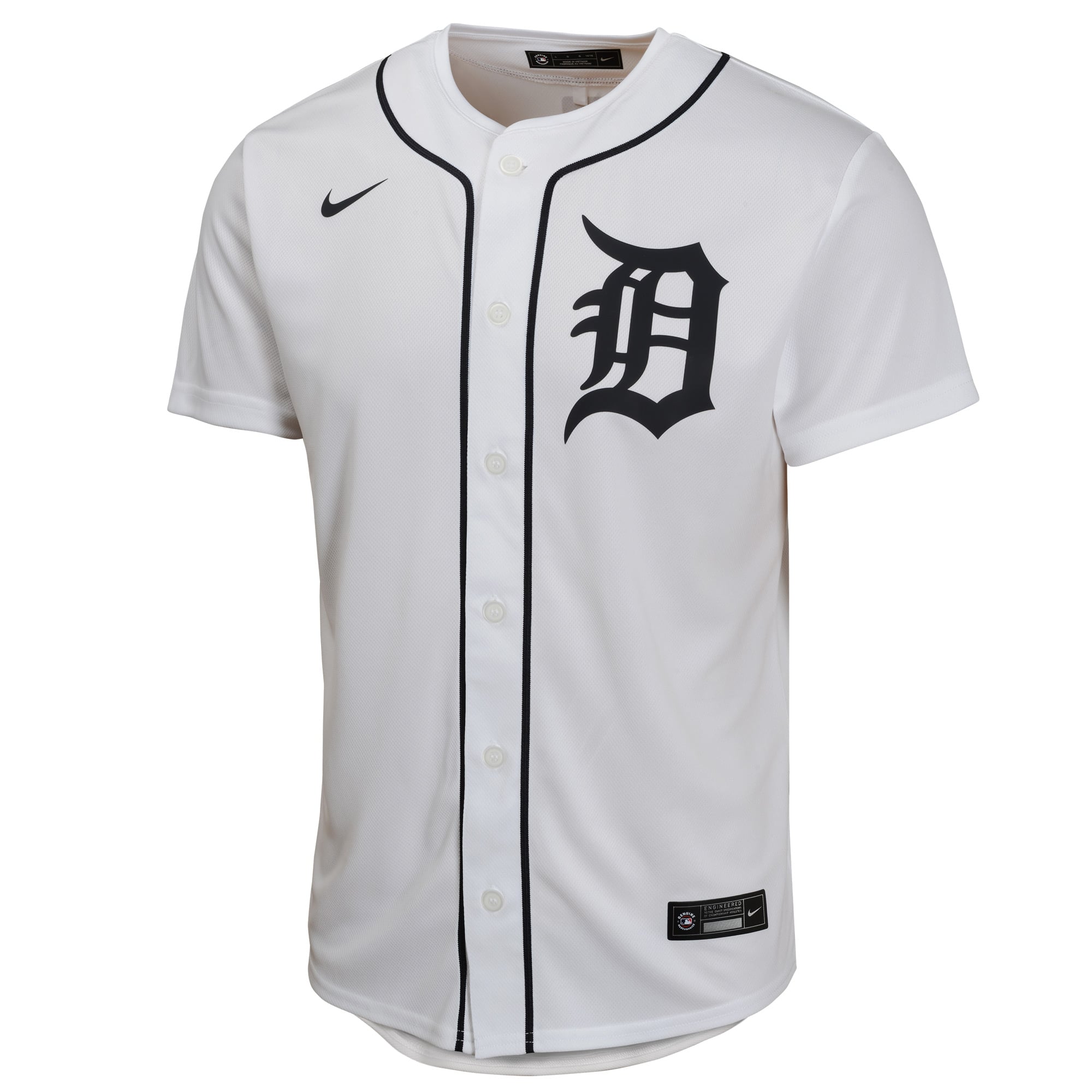 Spencer Torkelson Detroit Tigers Youth Home Game Player Jersey - White - Image 3