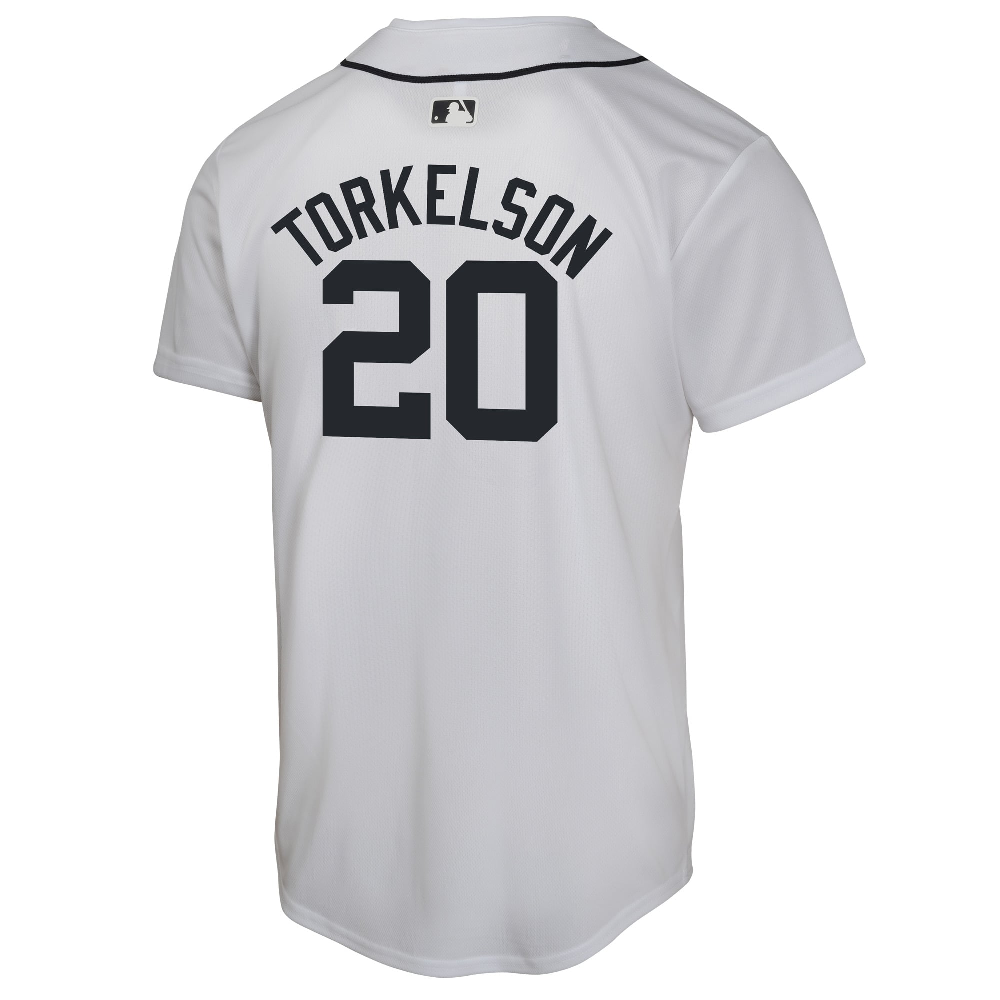 Spencer Torkelson Detroit Tigers Youth Home Game Player Jersey - White - Image 4