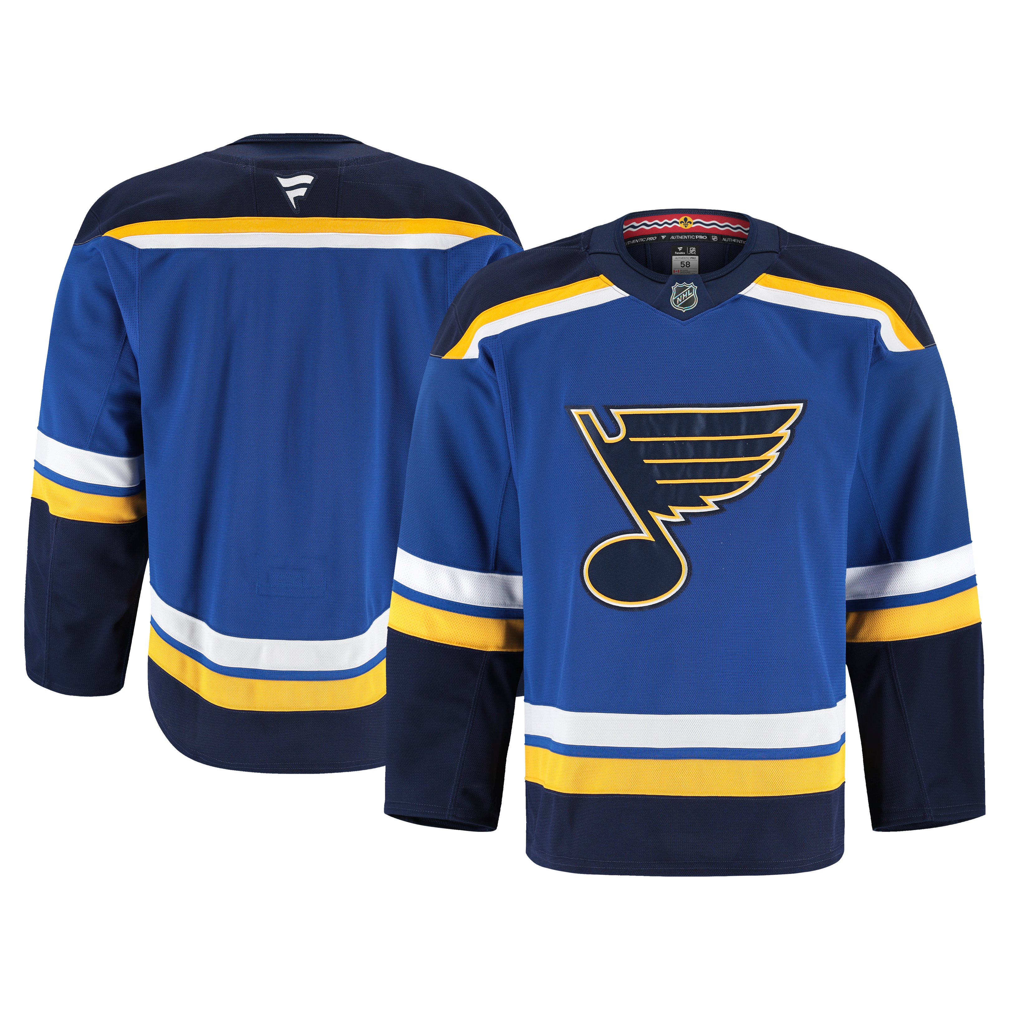 St. Louis Blues Alternate Pro Jersey - Blue - Image 2