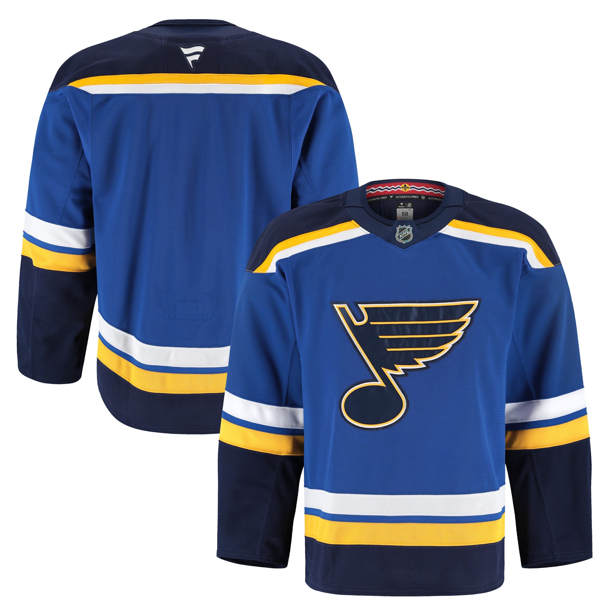 St. Louis Blues Away Pro Jersey - Blue - Image 2