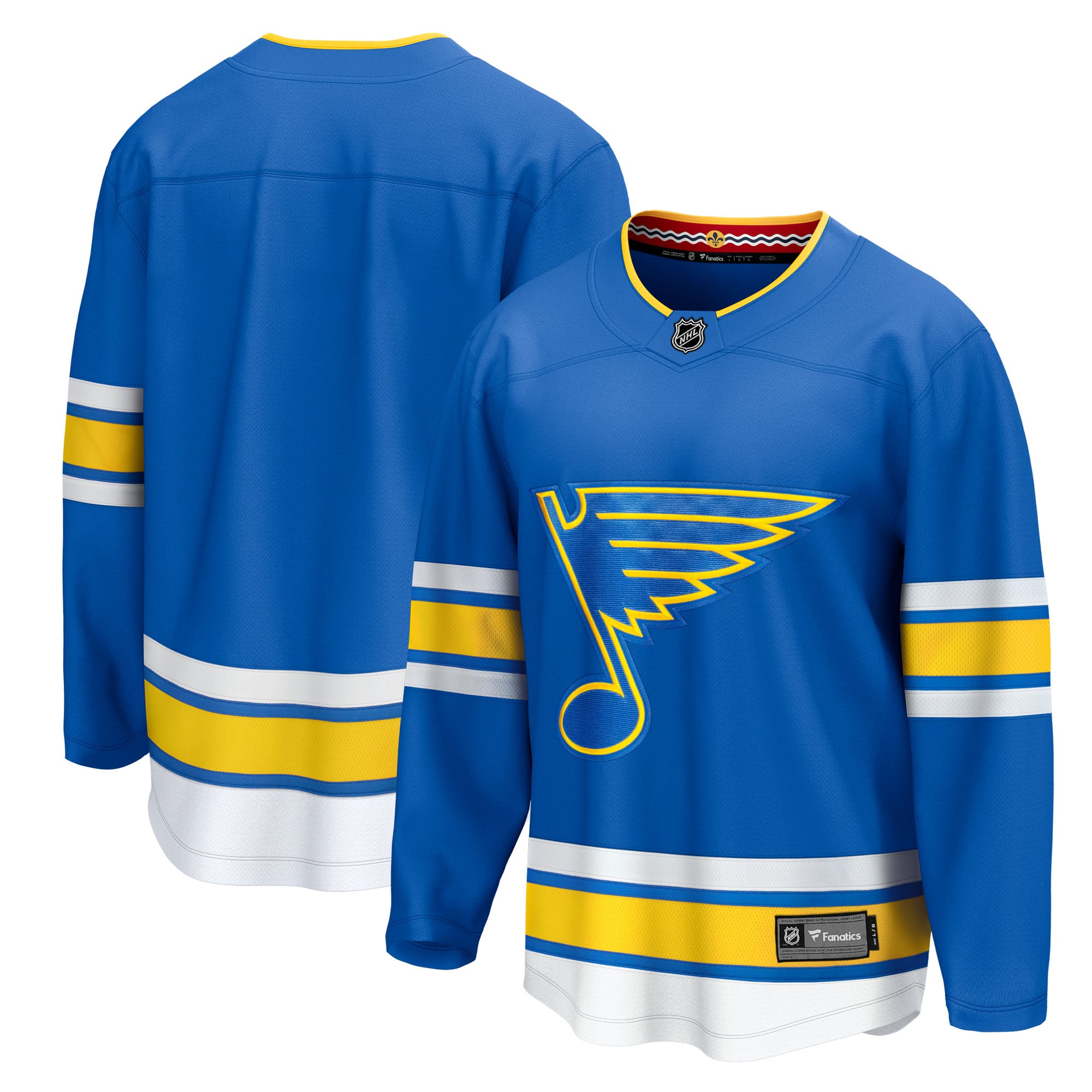 St. Louis Blues Home Breakaway Jersey - Blue - Image 2