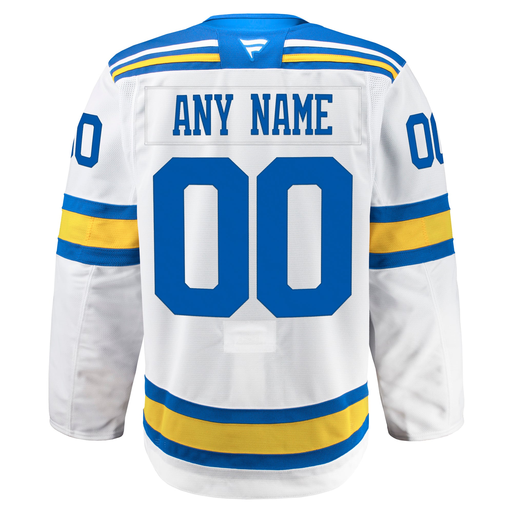 St. Louis Blues Home Pro Custom Jersey - White - Image 4