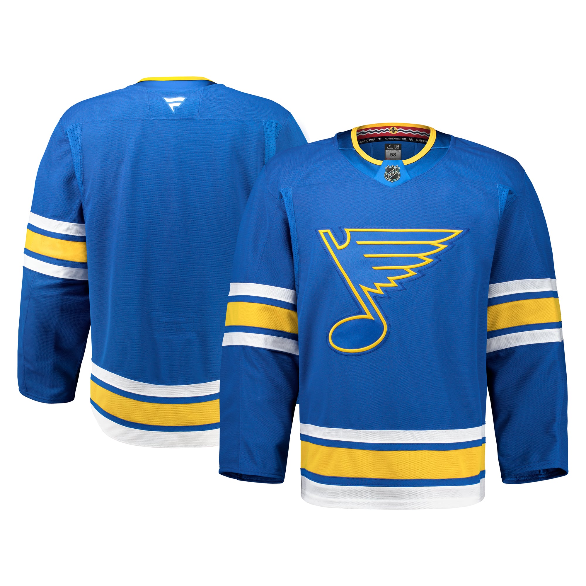 St. Louis Blues Home Pro Jersey - Blue - Image 2