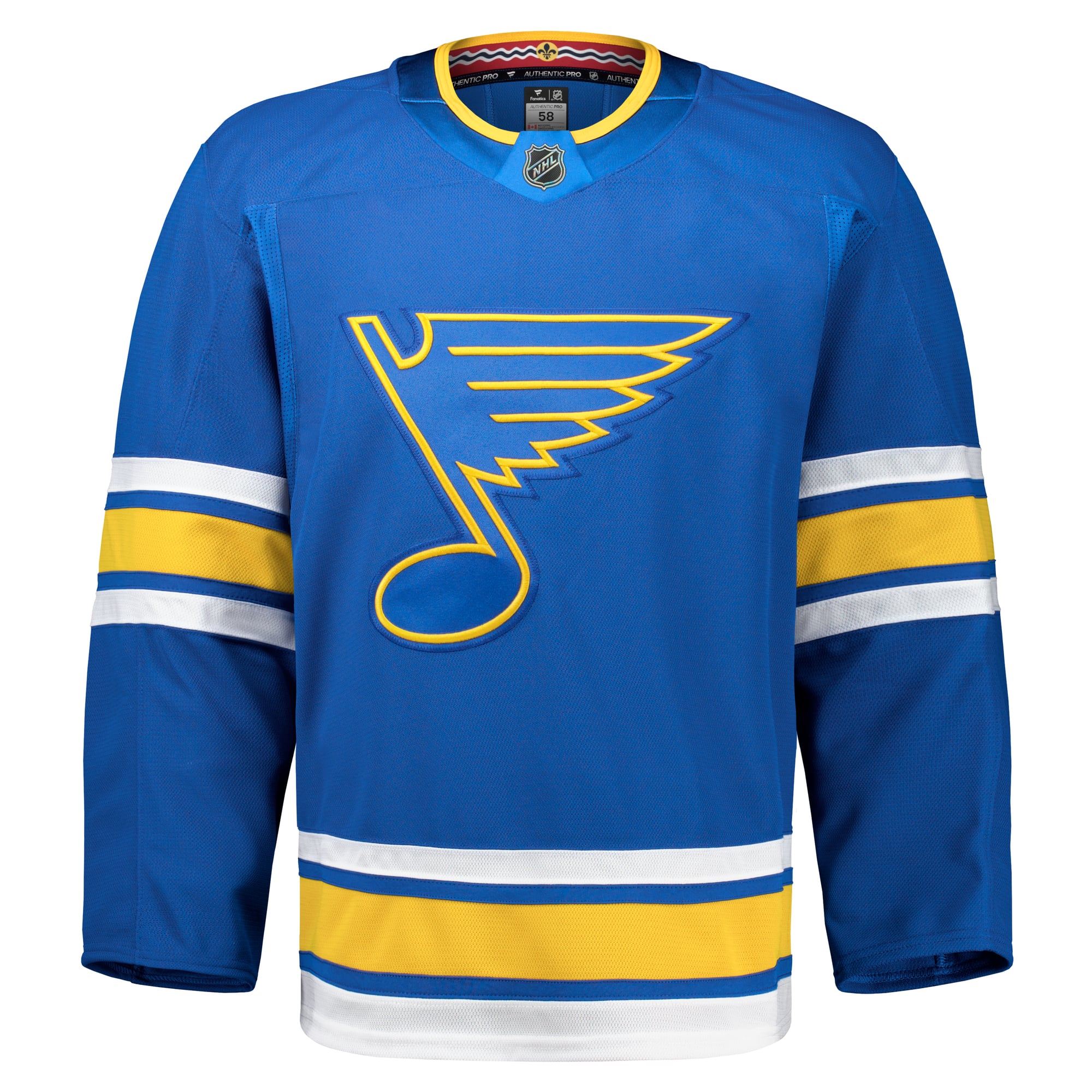 St. Louis Blues Home Pro Jersey - Blue - Image 3