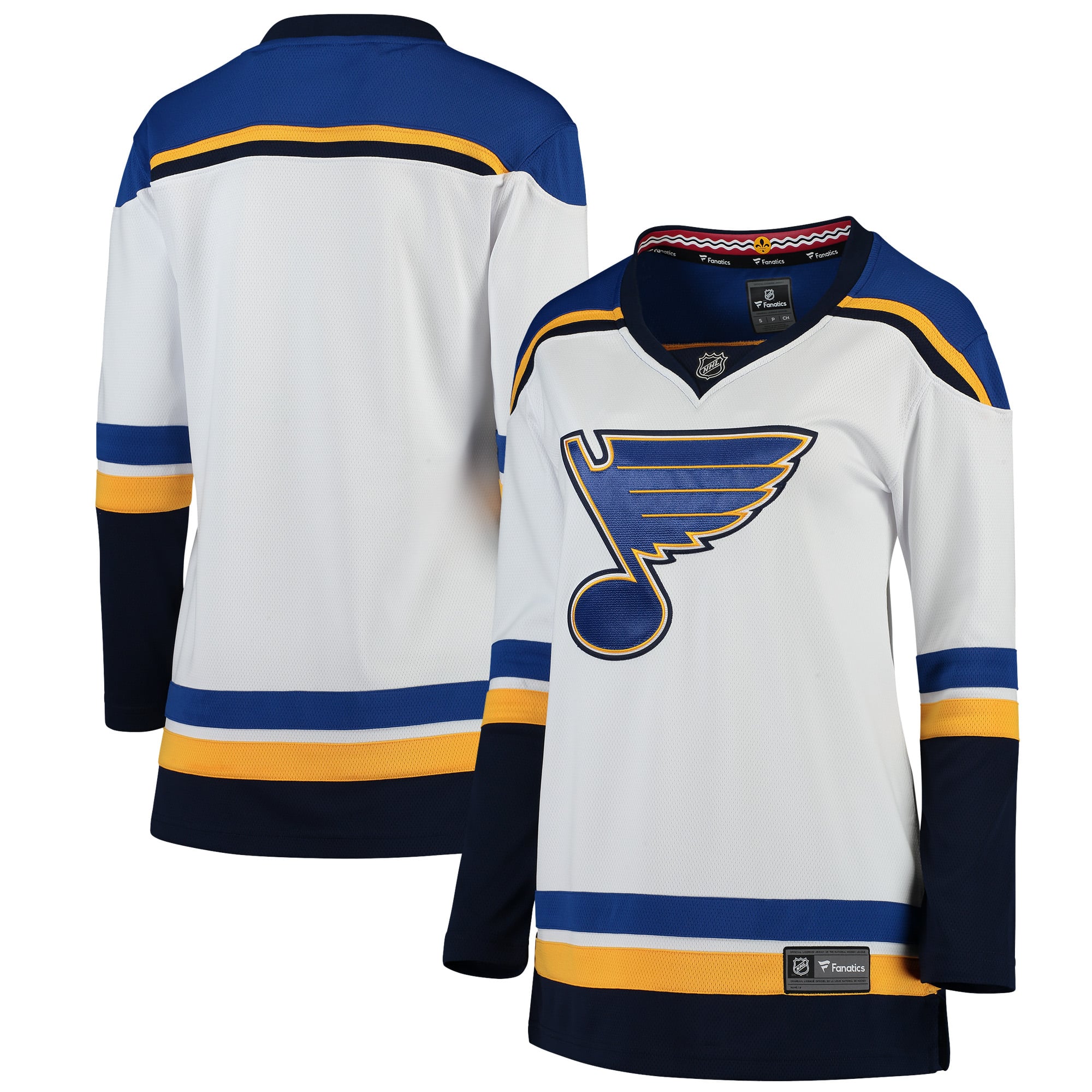 St. Louis Blues Women's Home Breakaway Jersey - White