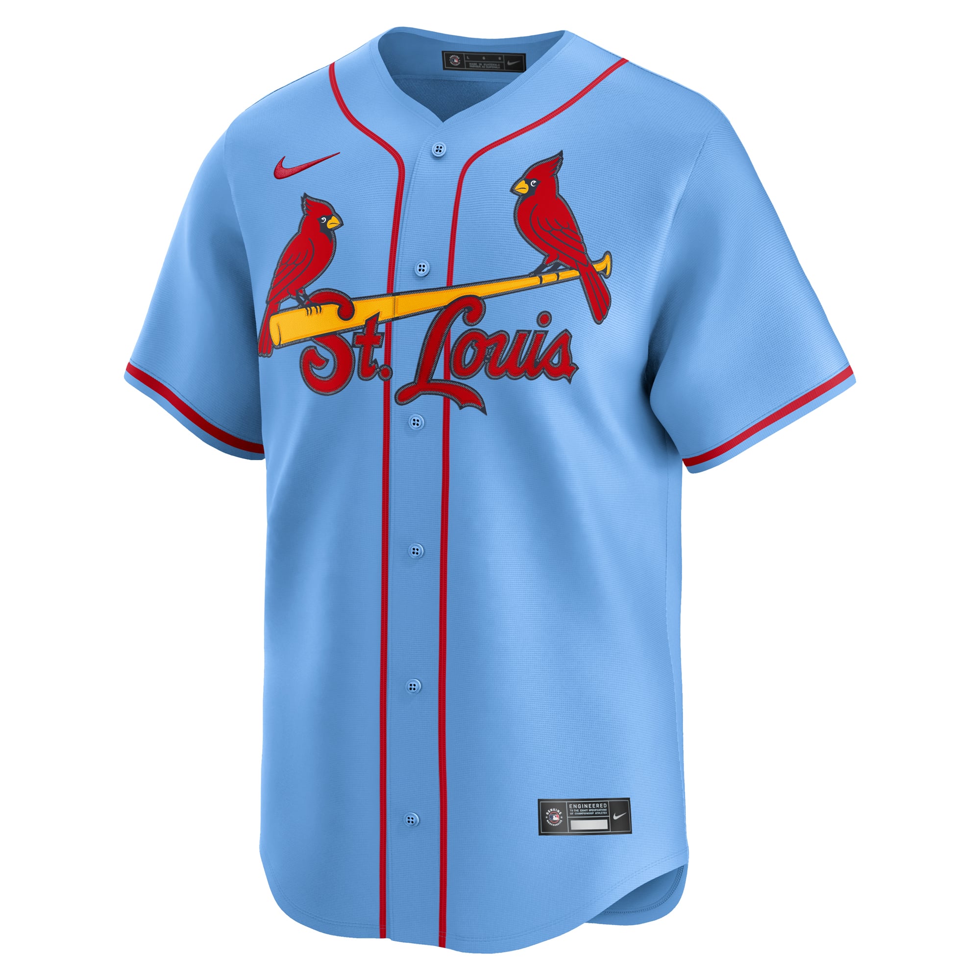 St. Louis Cardinals Home Limited Jersey - Light Blue - Image 3