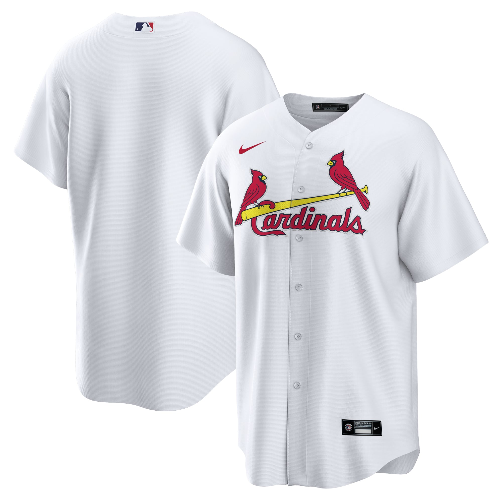 St. Louis Cardinals Home Team Jersey - White - Image 2