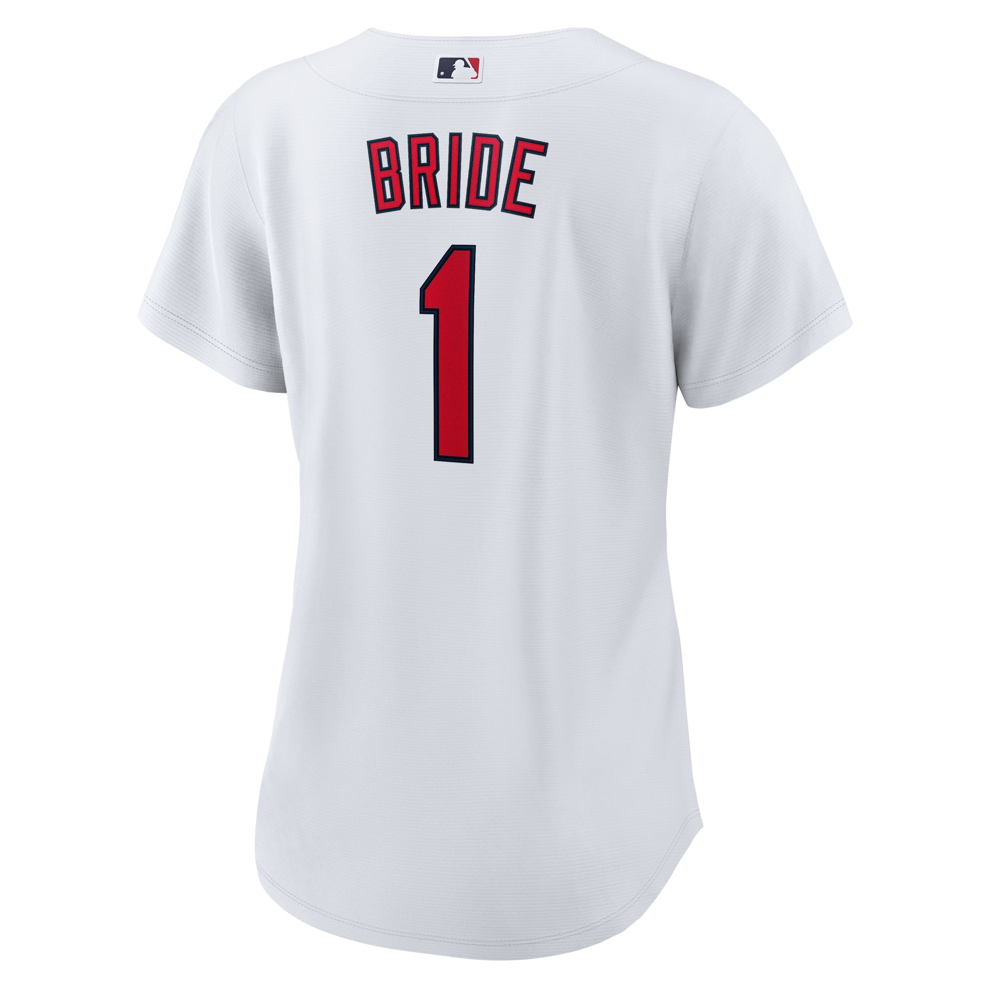 St. Louis Cardinals Women's #1 Bride Home Jersey - White - Image 4