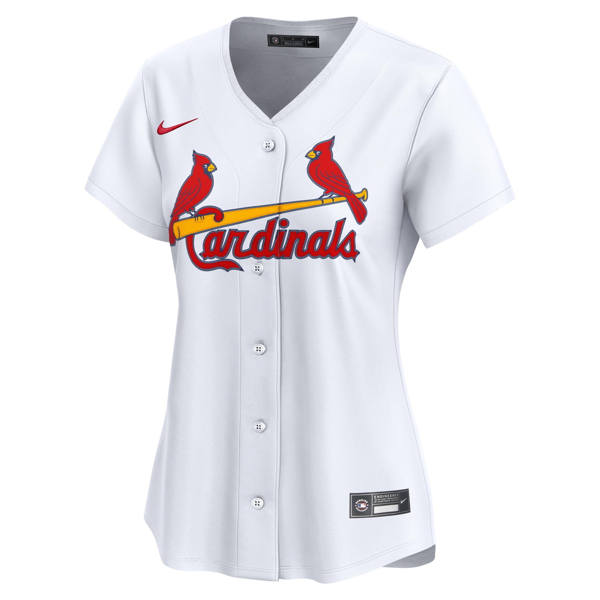St. Louis Cardinals Women's Home Limited Jersey - White - Image 3