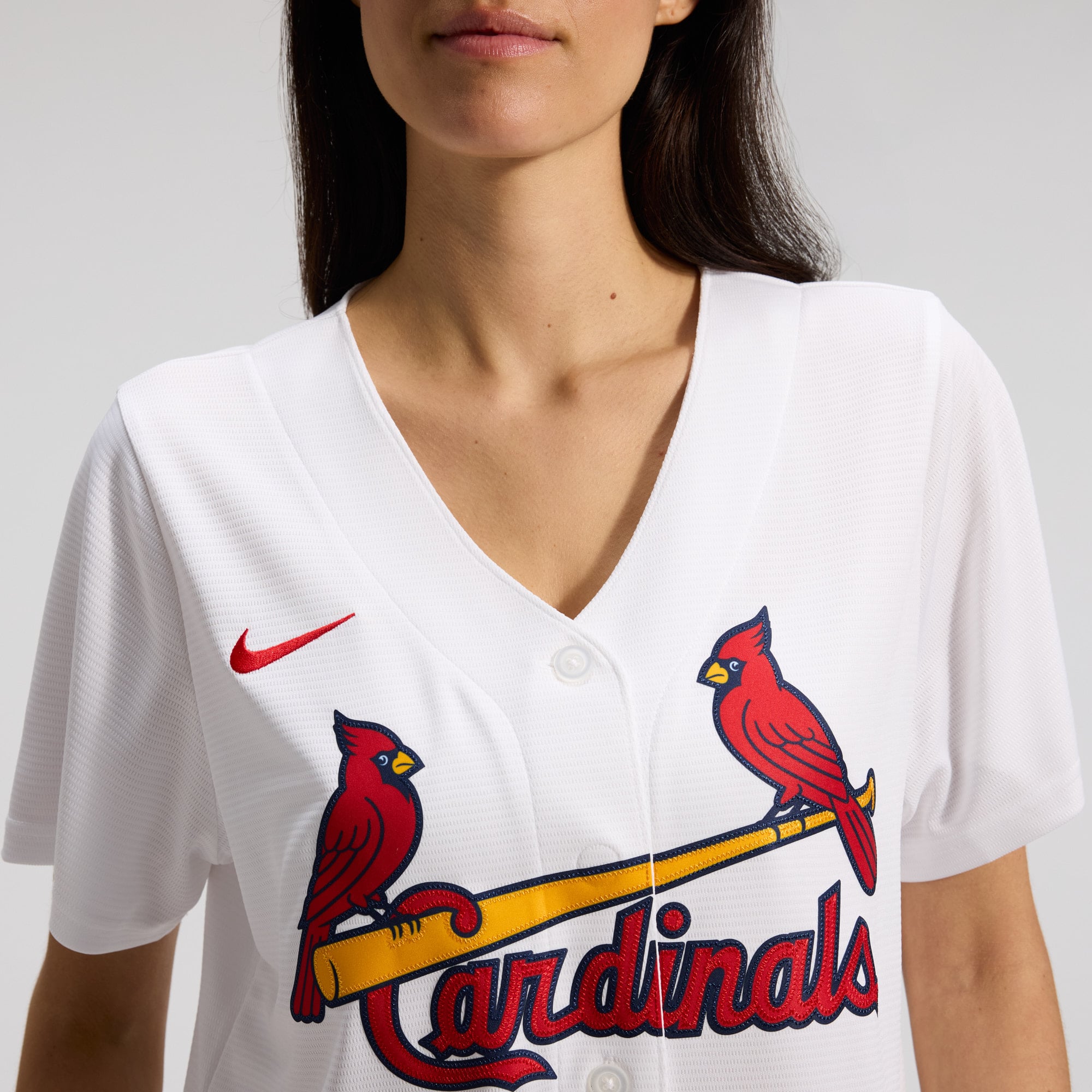 St. Louis Cardinals Women's Home Team Jersey - White - Image 7