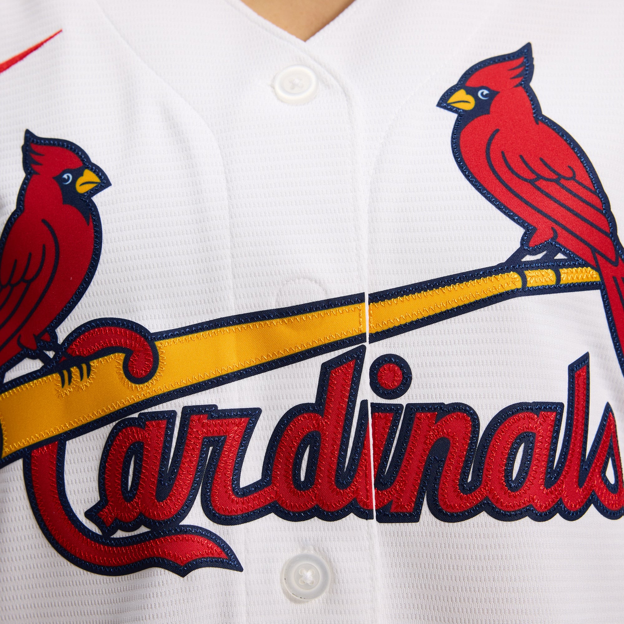 St. Louis Cardinals Women's Home Team Jersey - White - Image 9