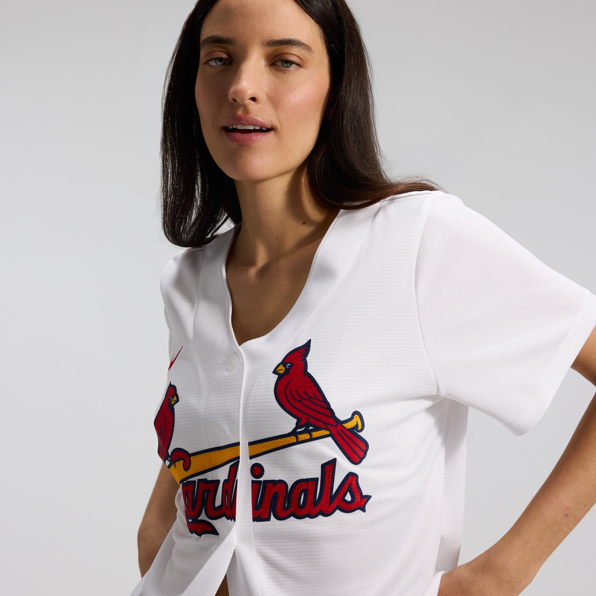 St. Louis Cardinals Women's Home Team Jersey - White - Image 8