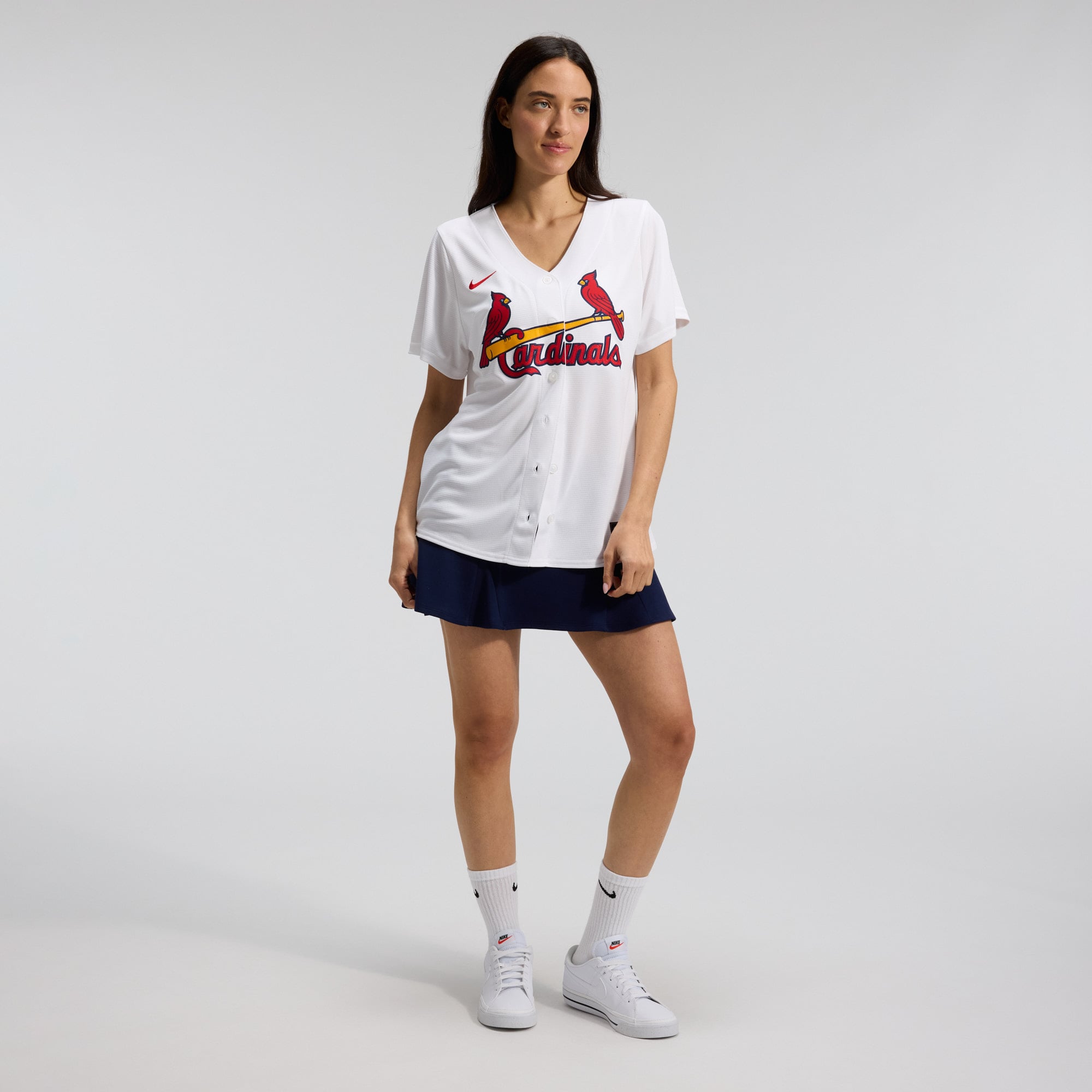St. Louis Cardinals Women's Home Team Jersey - White - Image 4