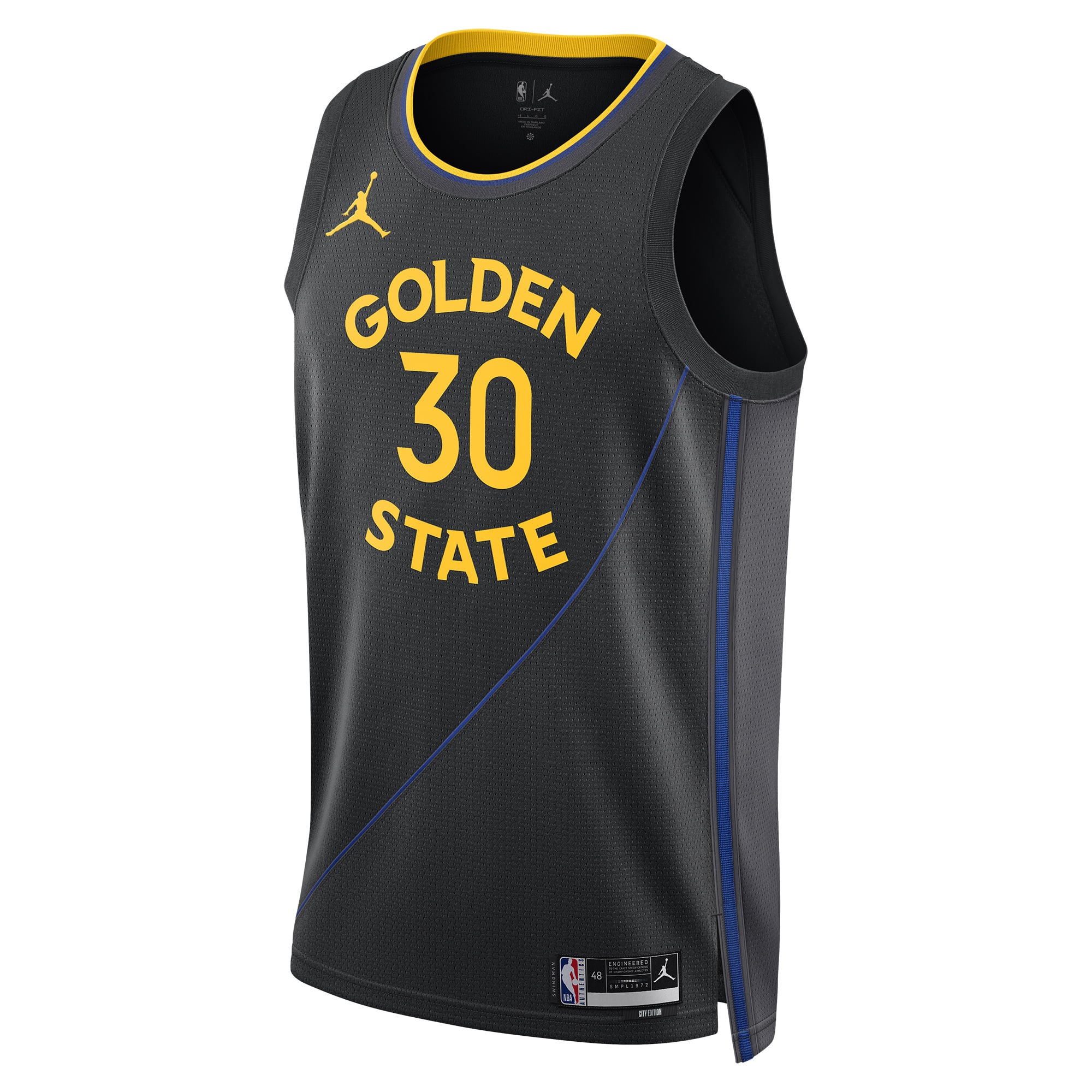 Stephen Curry Golden State Warriors Jordan Brand Unisex 2024/25 Swingman Jersey - Statement Edition - Black - Image 3