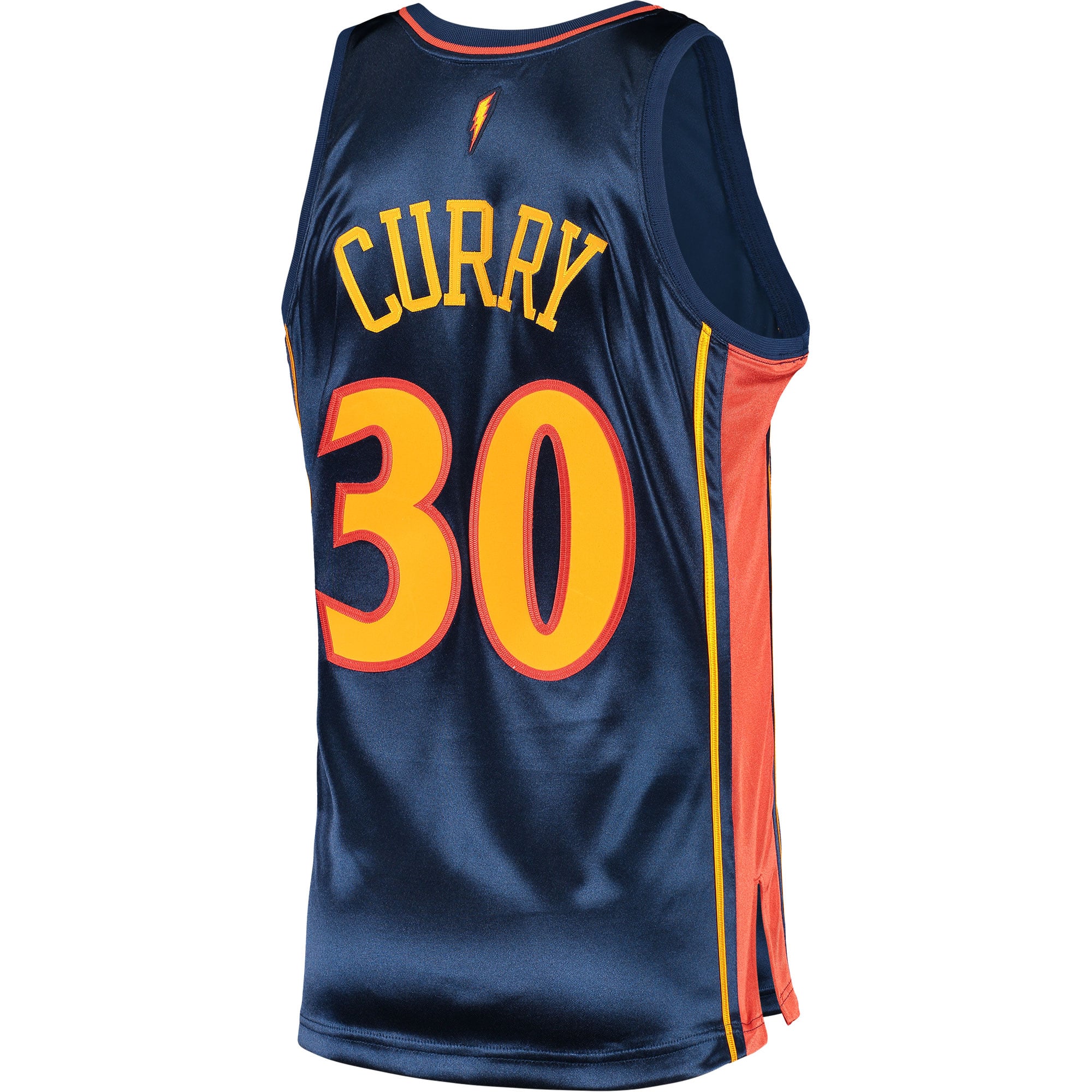 Stephen Curry Golden State Warriors 2009/10 Hardwood Classics Jersey - Navy - Image 4