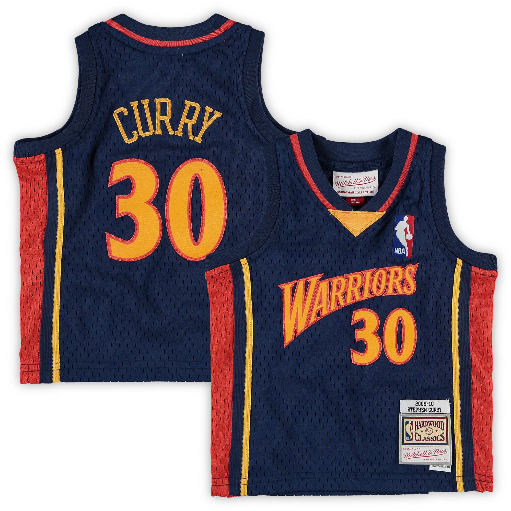Stephen Curry Golden State Warriors Infant Historic Logo Jersey - Navy - Image 2