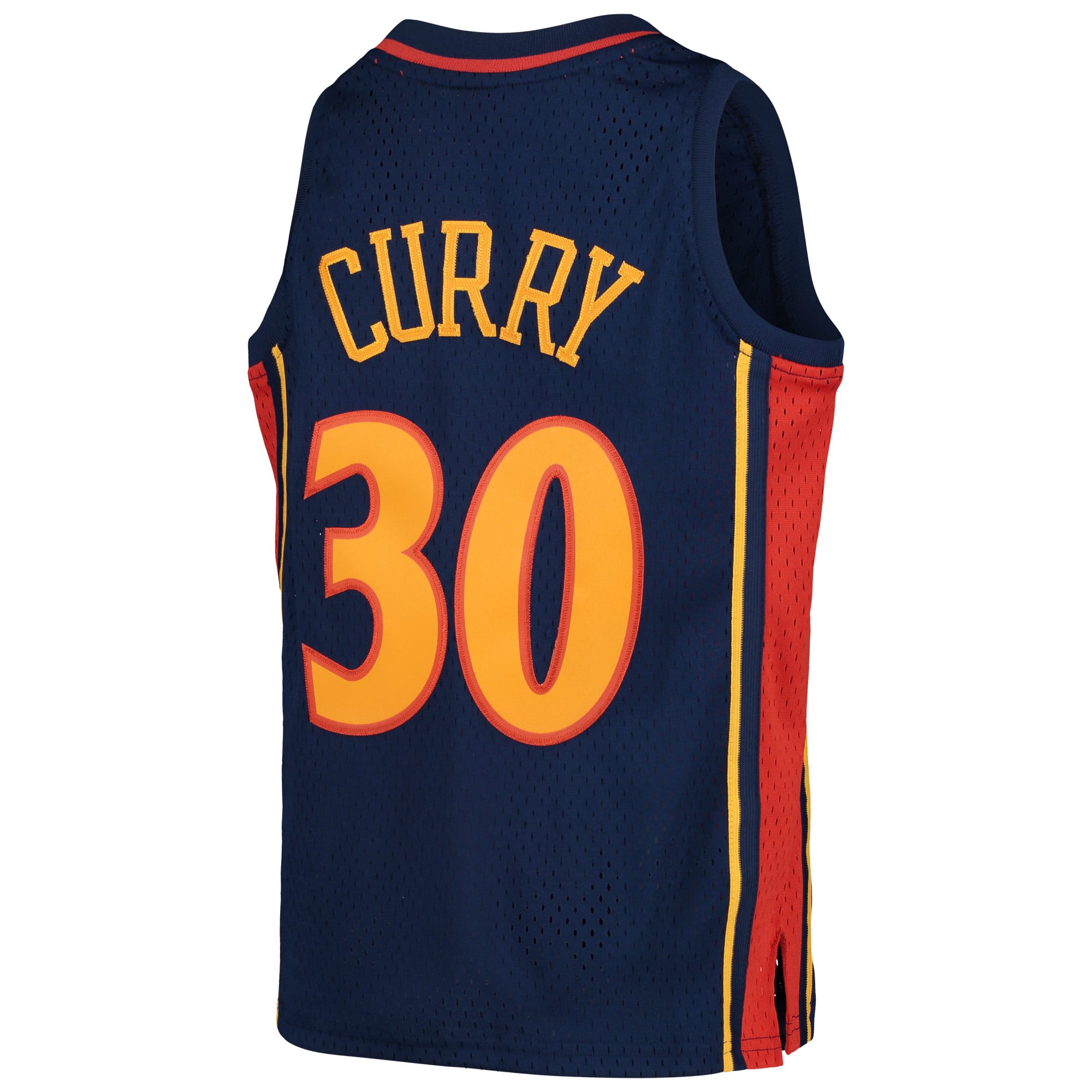 Stephen Curry Golden State Warriors Youth 2009-10 Hardwood Classics Swingman Jersey - Navy - Image 4