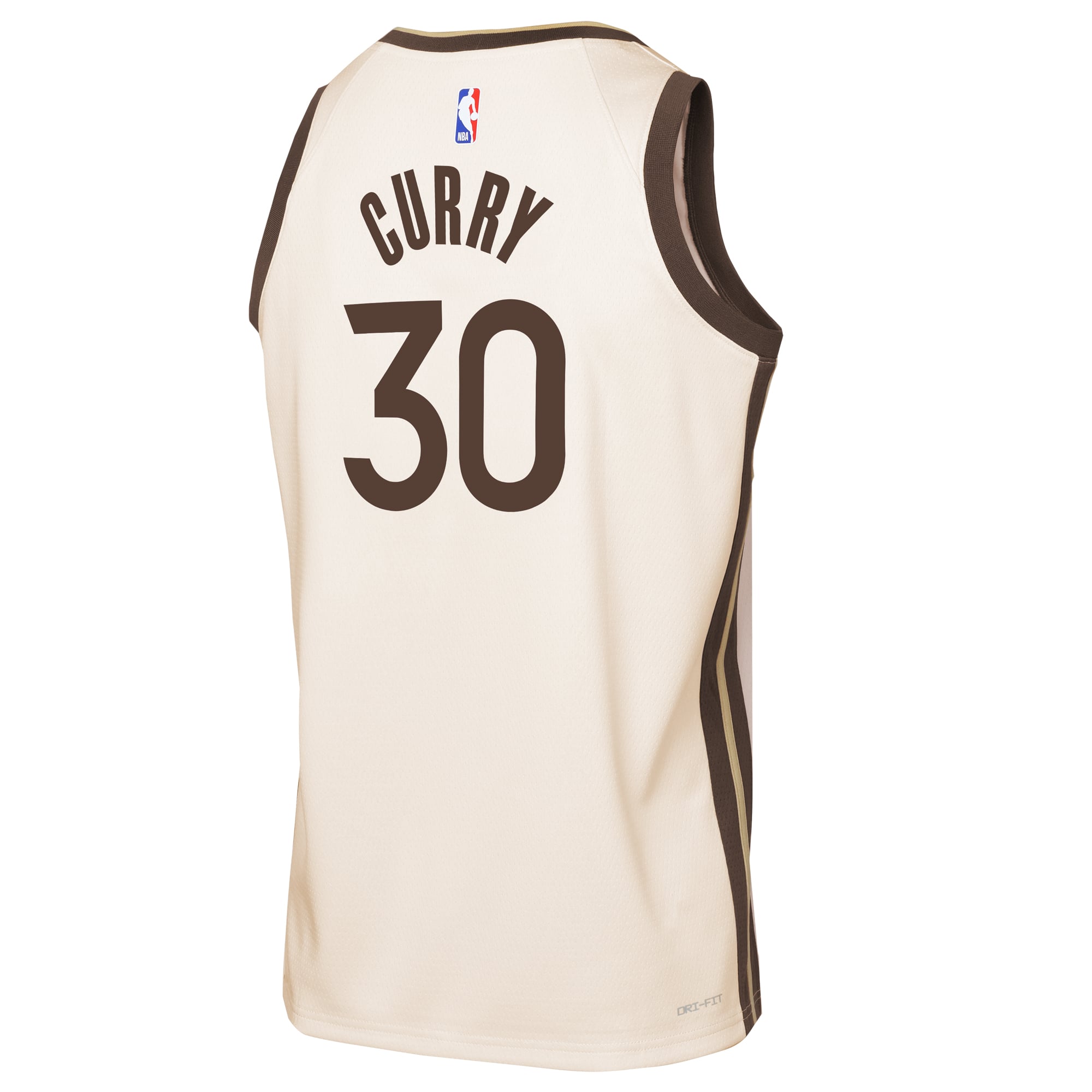 Stephen Curry Golden State Warriors Youth 2025/26 City Edition Swingman Jersey - Tan - Image 4