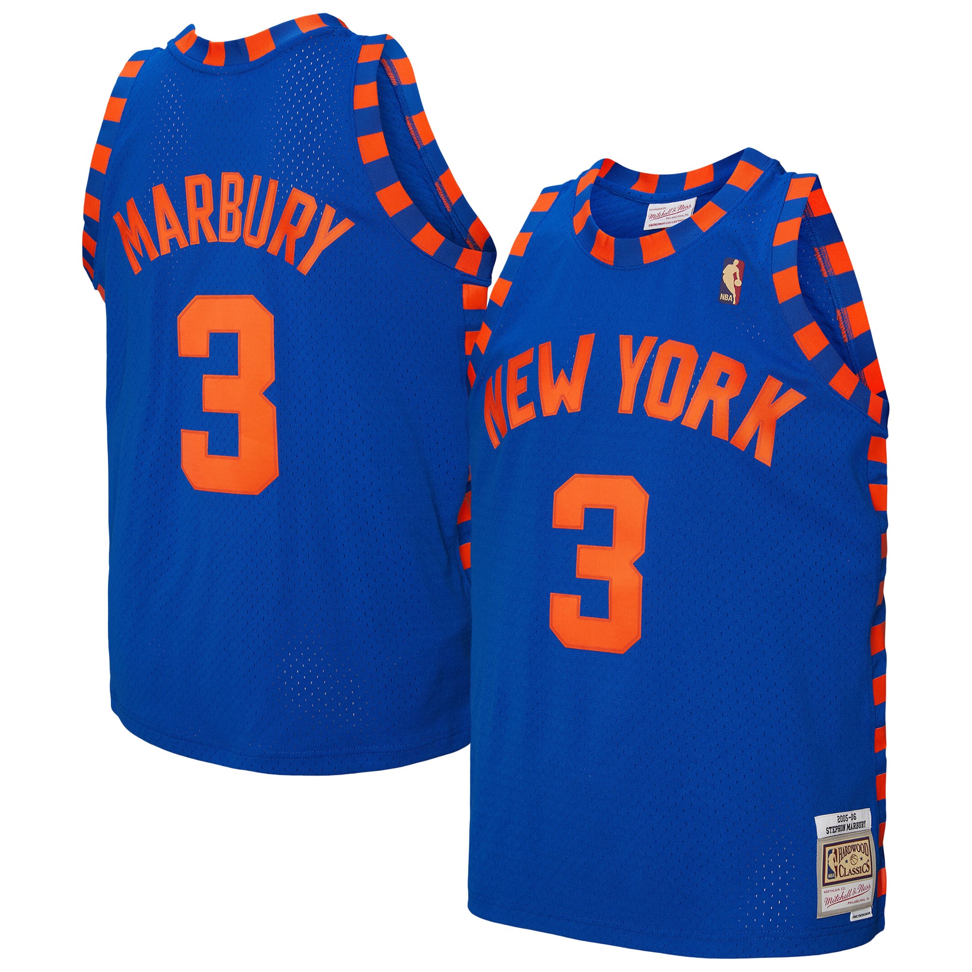 Stephon Marbury New York Knicks 2005/06 Hardwood Classics Swingman Jersey - Blue