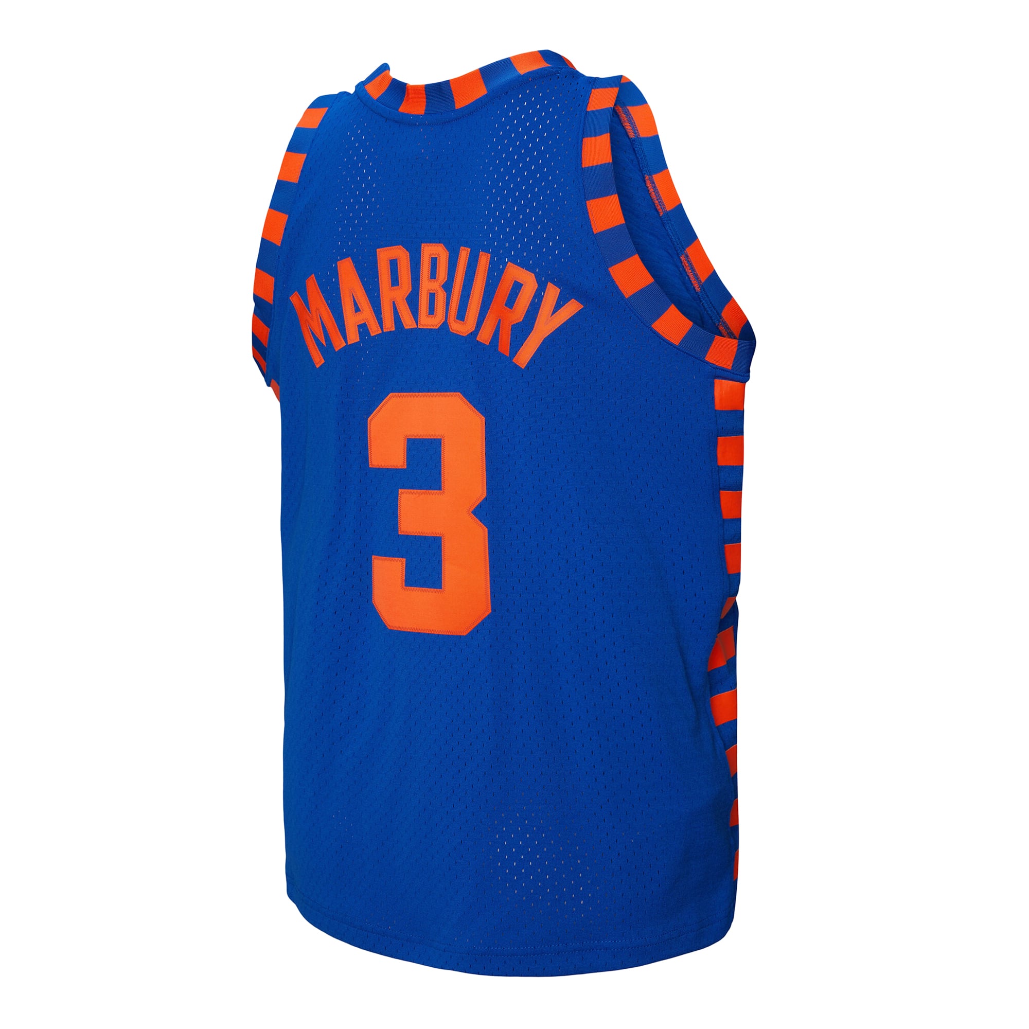 Stephon Marbury New York Knicks 2005/06 Hardwood Classics Swingman Jersey - Blue - Image 4