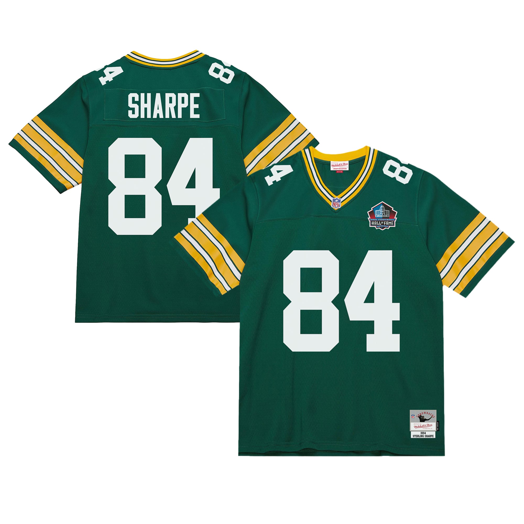 Sterling Sharpe Green Bay Packers 1994 Legacy Jersey - Green - Image 2