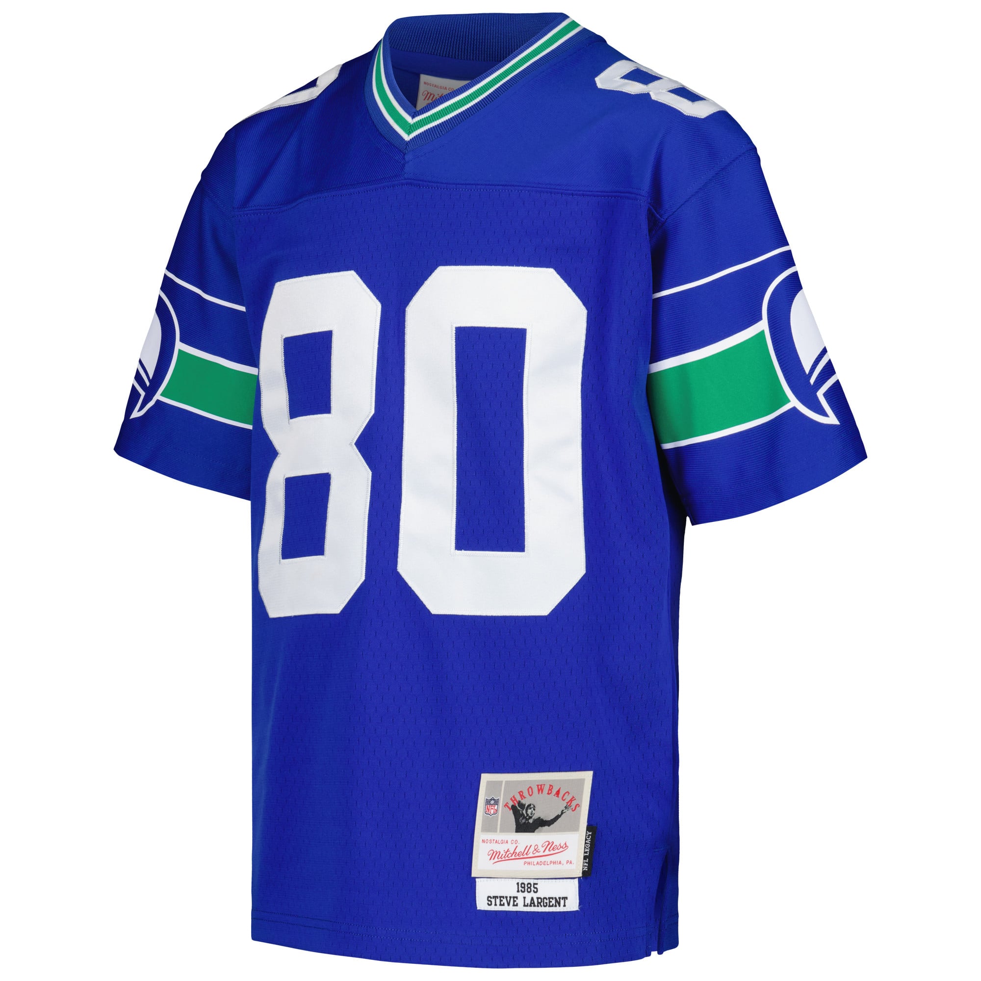 Steve Largent Seattle Seahawks Youth 1985 Retired Player Legacy Jersey - Royal - Image 3