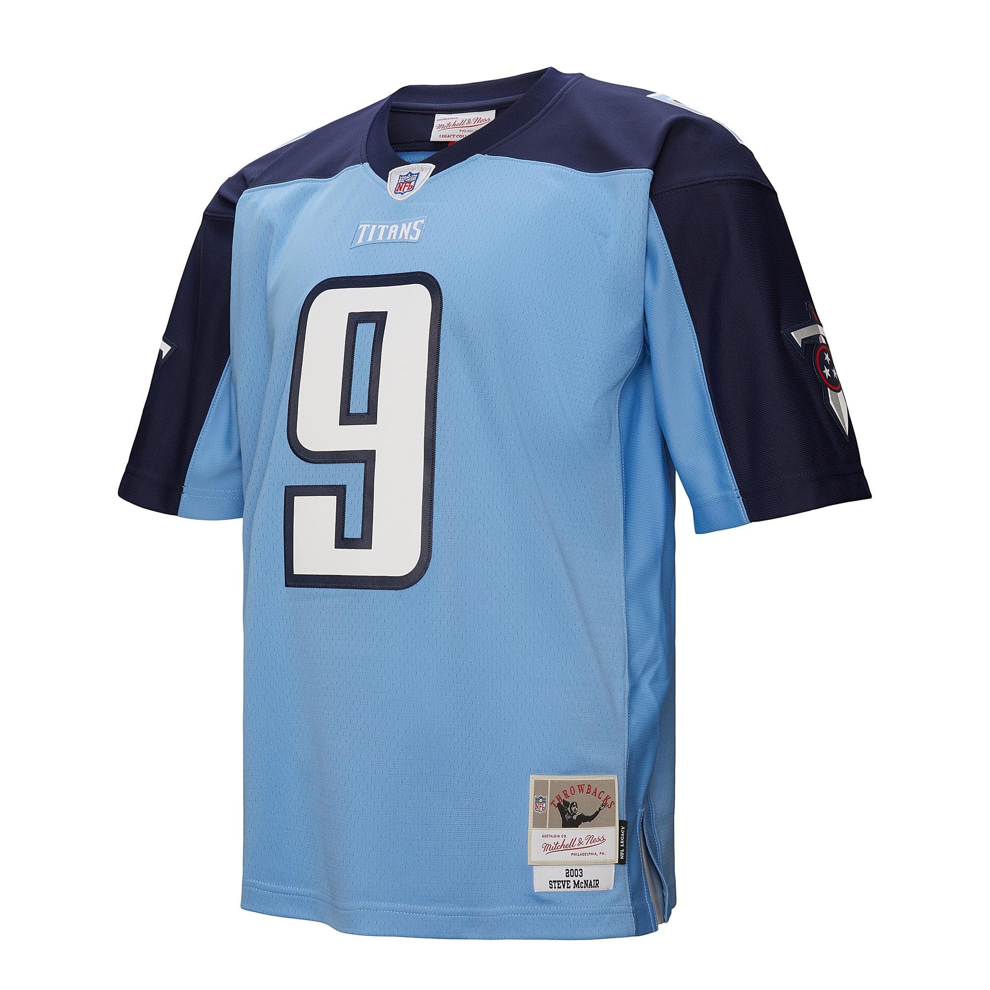 Steve McNair Tennessee Titans 2003 Legacy Jersey - Light Blue - Image 10