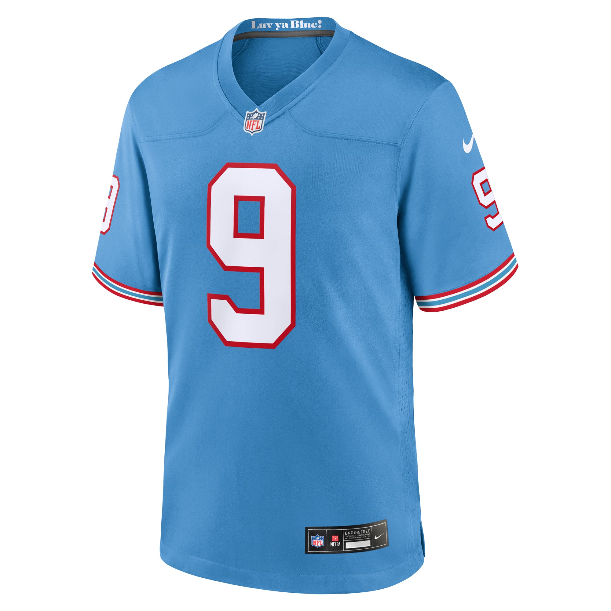 Steve McNair Tennessee Titans Retired Player Alternate Game Jersey - Light Blue - Image 3