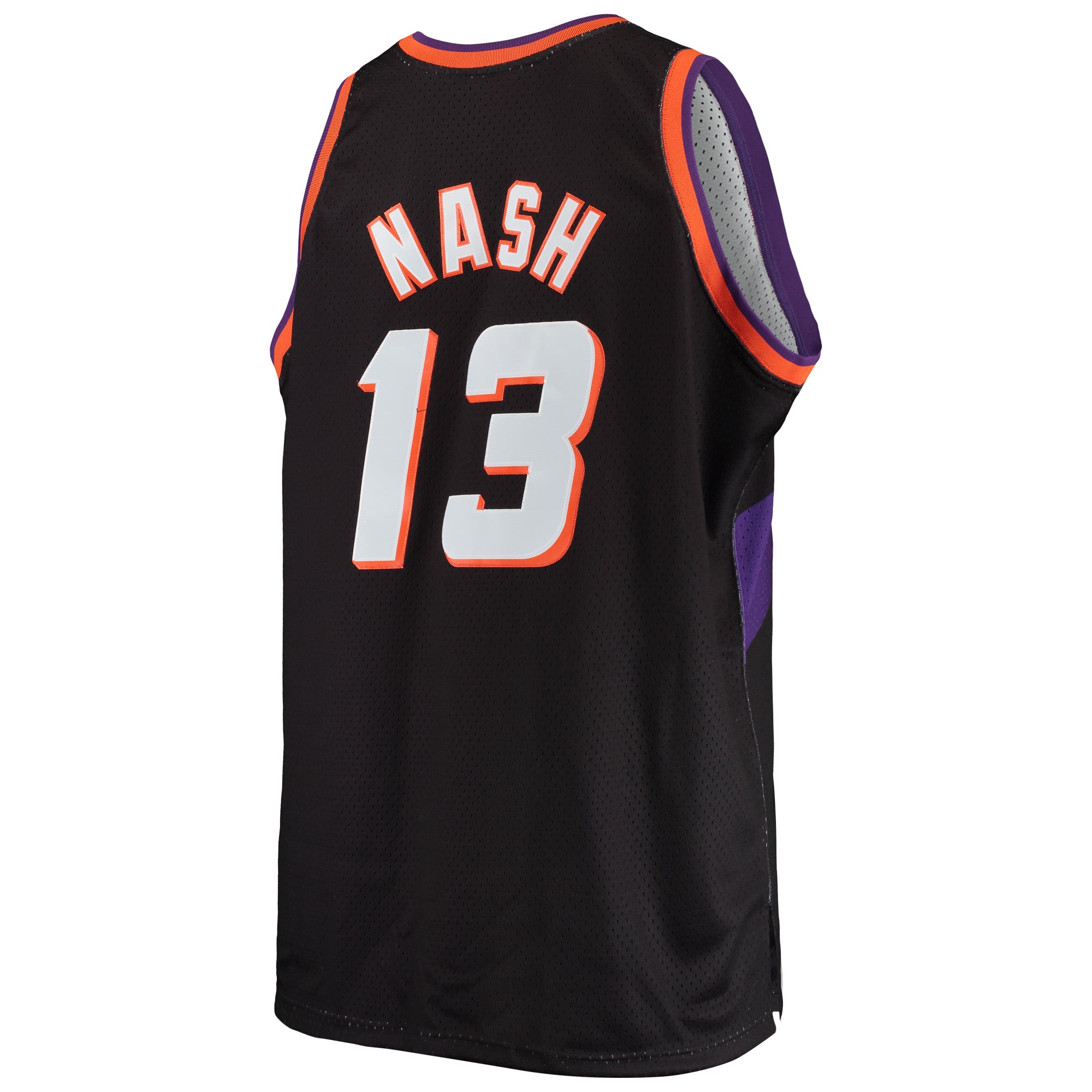 Steve Nash Phoenix Suns Big & Tall Hardwood Classics 1996/97 Swingman Jersey - Black - Image 4