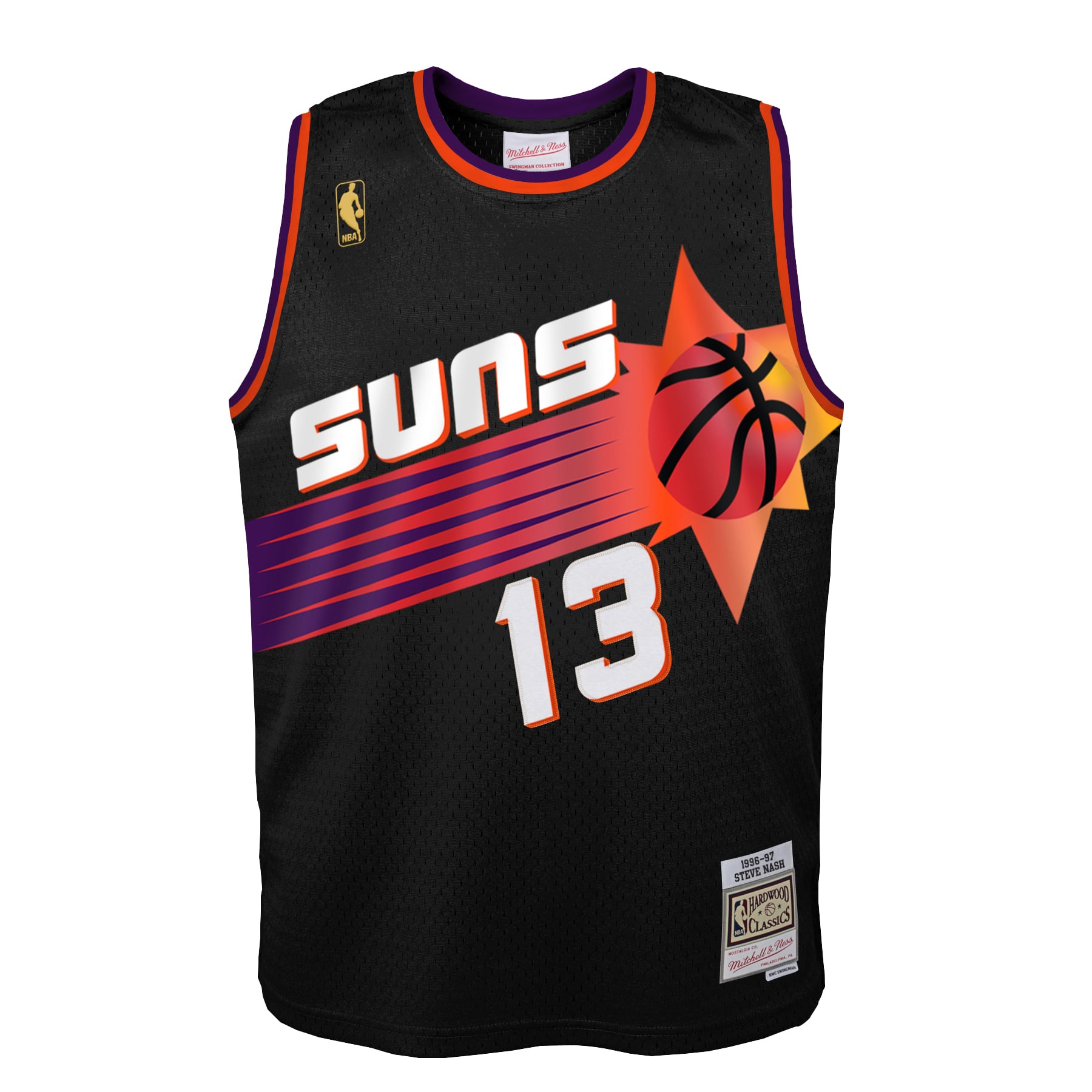 Steve Nash Phoenix Suns Toddler 1996/97 Swingman Jersey - Black - Image 3