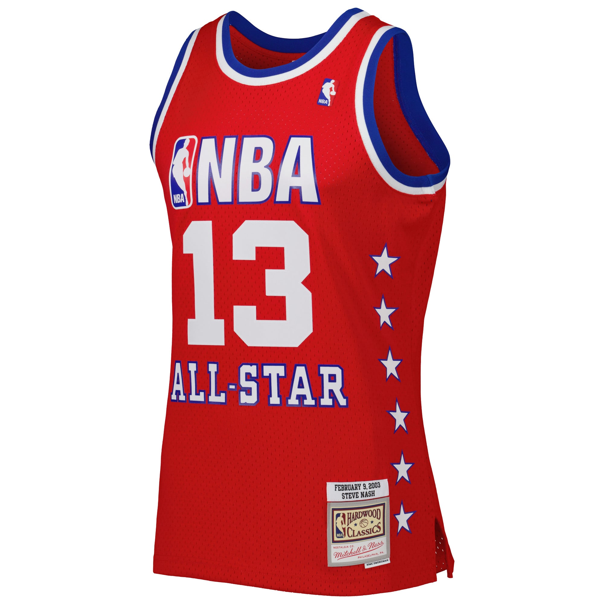 Steve Nash Western Conference 2003 All Star Game Swingman Jersey - Red - Image 3