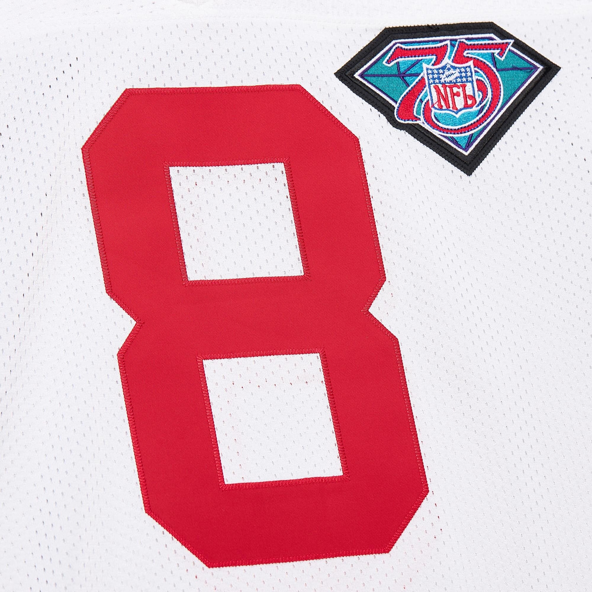 Steve Young San Francisco 49ers 1994 Throwback Retired Player Jersey - White - Image 6