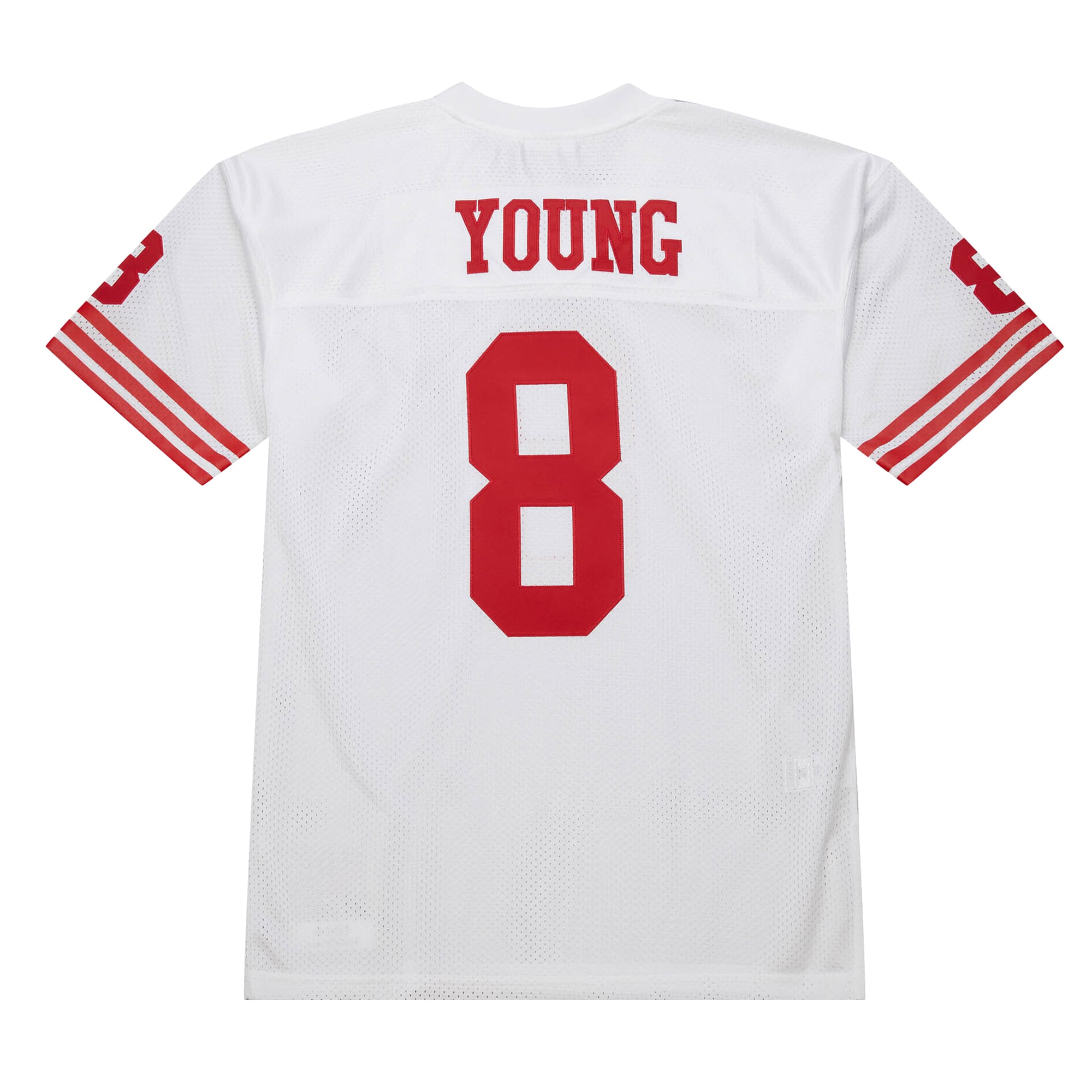 Steve Young San Francisco 49ers 1994 Throwback Retired Player Jersey - White - Image 4