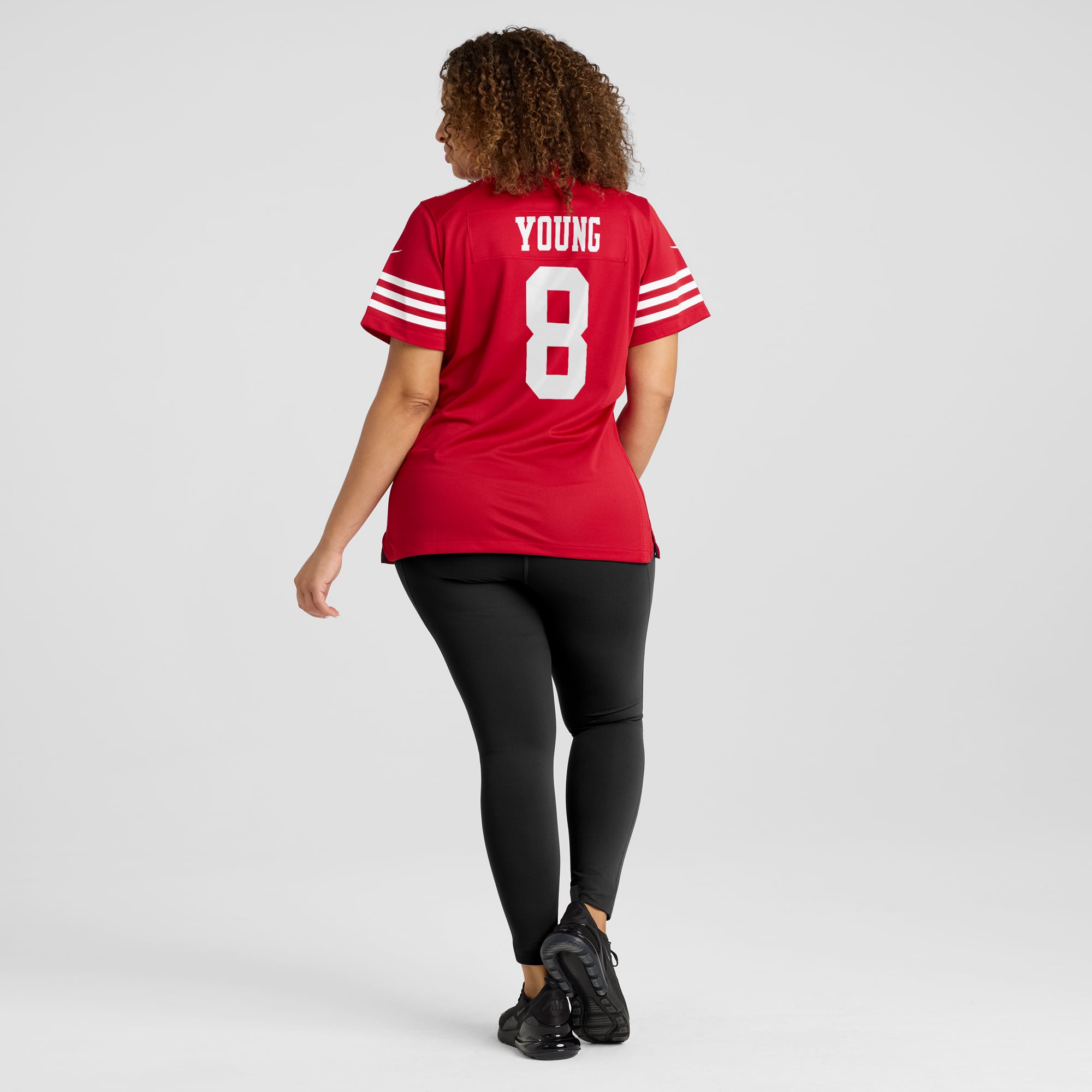 Steve Young San Francisco 49ers Women's Retired Player Game Jersey - Scarlet - Image 8