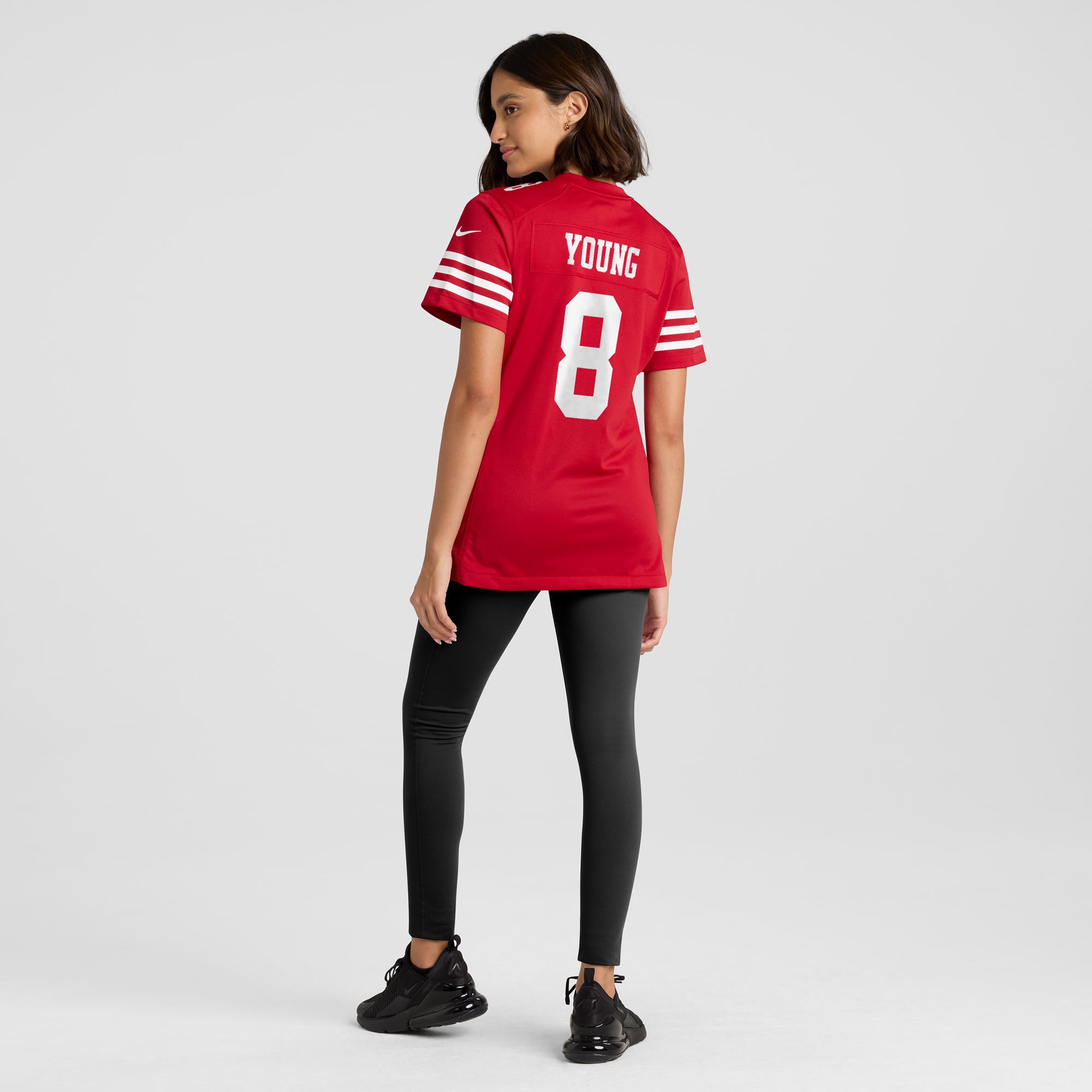 Steve Young San Francisco 49ers Women's Retired Player Game Jersey - Scarlet - Image 6