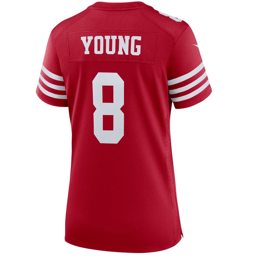 Steve Young San Francisco 49ers Women's Retired Player Game Jersey - Scarlet - Image 4