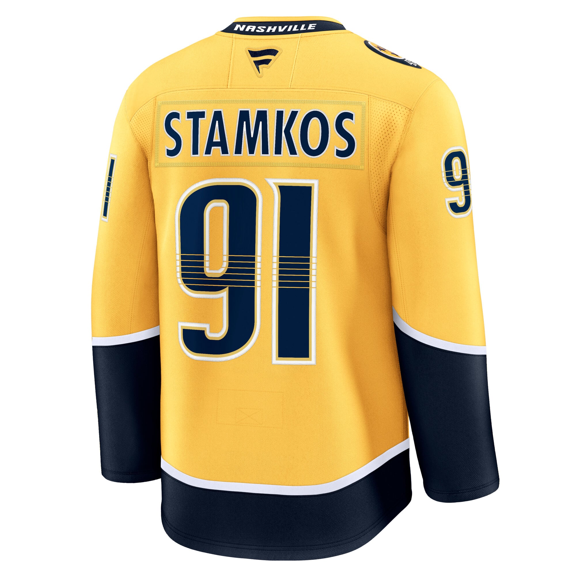 Steven Stamkos Nashville Predators Home Premium Jersey - Gold - Image 4